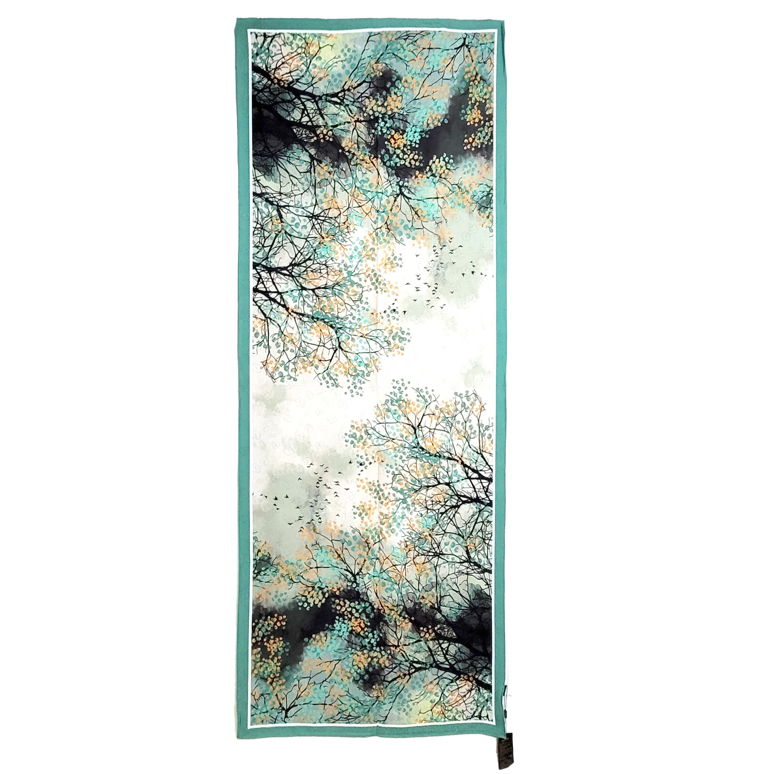 Other Double-Sided Silk Scarf 27"x70" Long Rectangle 3309 Size ONE SIZE - 1 Thumbnail