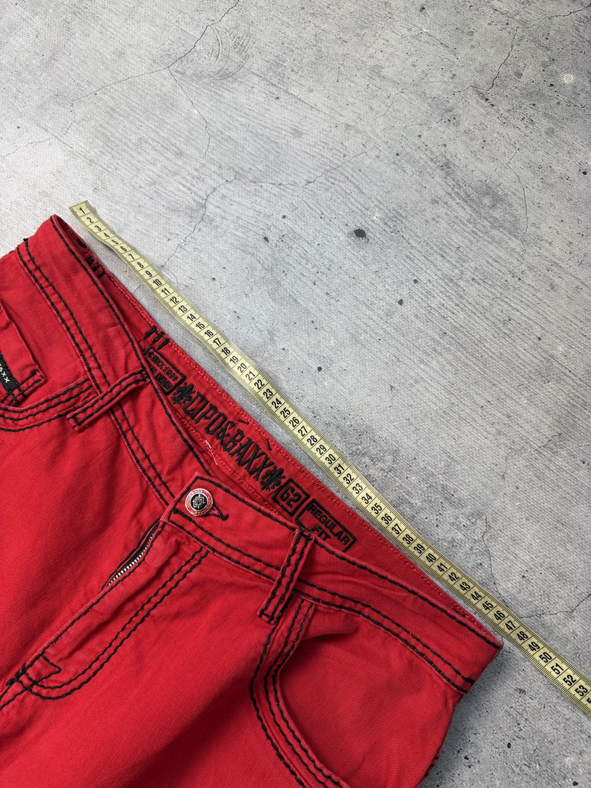 If Six Was Nine Japanese Y2k Cipo Baxx Double Waisted Ripped Faded Y2k Jeans Size US 36 / EU 52 - 8 Thumbnail