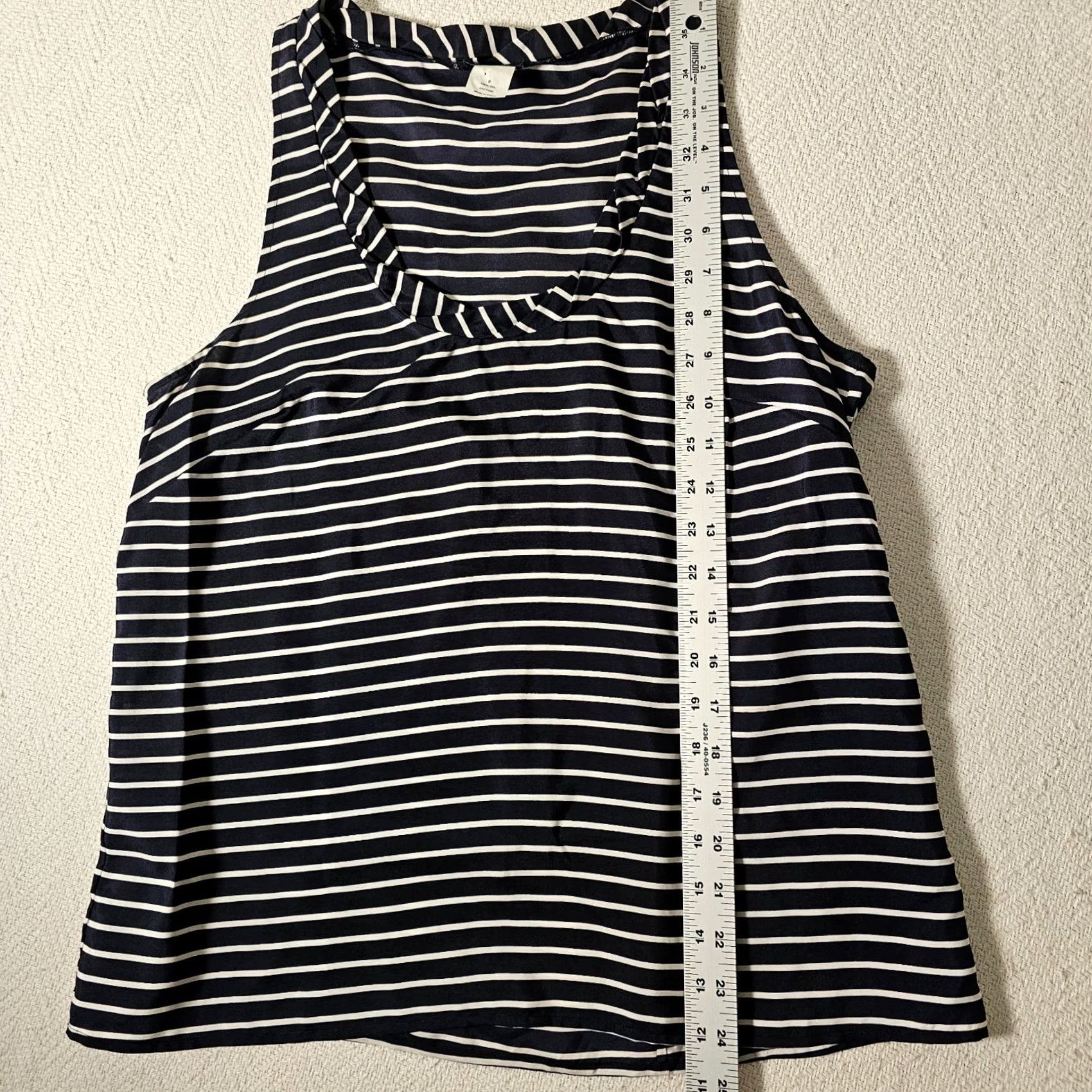 J.Crew J. Crew Silk Sleeveless Blue Striped Shirt Top Women Size 8 Beach Lightweight Top Blouse Bow Vacay Boat Neck Tie Pattern Striped Silk Regular Womens Size M / US 6-8 / IT 42-44 - 7 Thumbnail