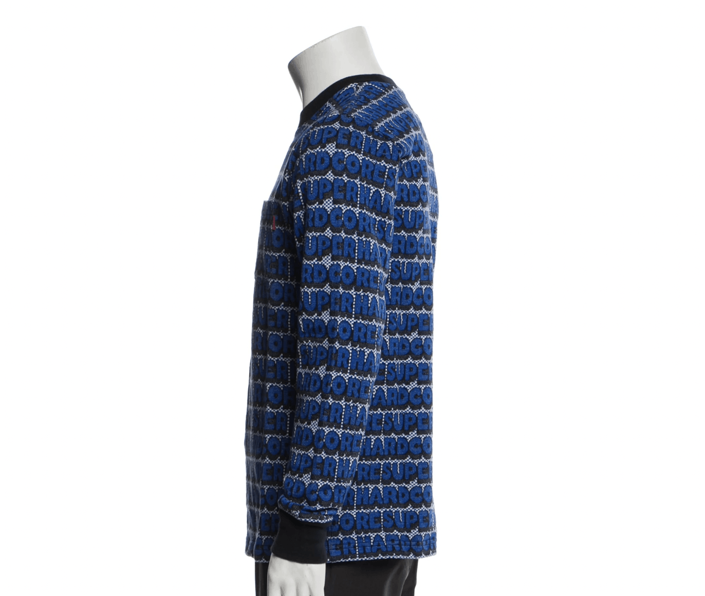 Supreme SUPREME SUPER HARDCORE JACQUARD LONG SLEEVE BLUE MENS SMALL Size US S / EU 44-46 / 1 - 2 Thumbnail