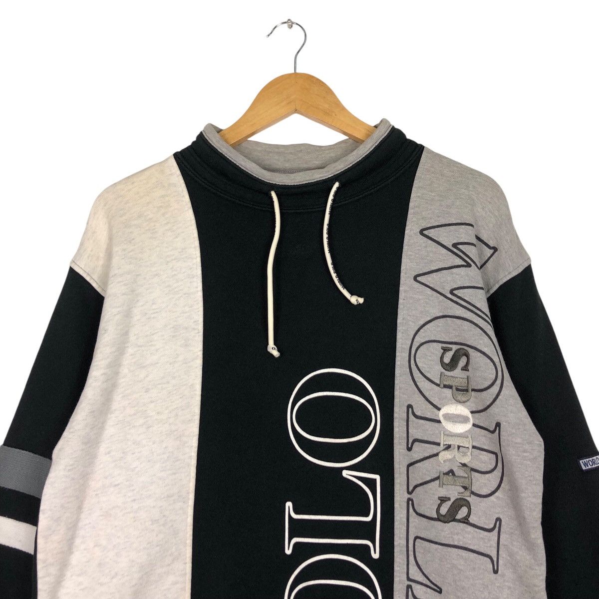 Japanese Brand Vintage Polo World Jumper Sweatshirt Rare 90s Size US M / EU 48-50 / 2 - 2 Thumbnail
