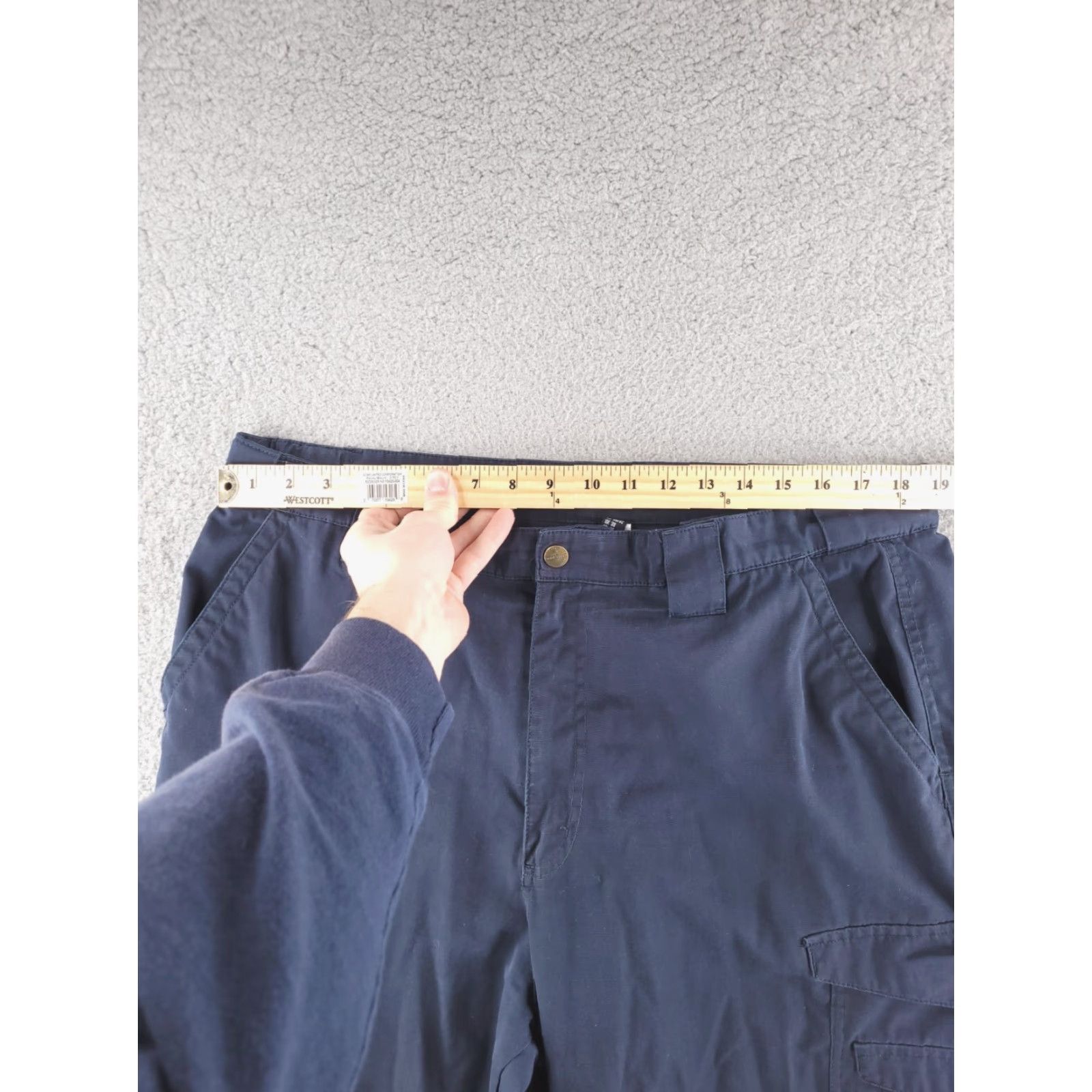 Vintage TRU-SPEC Pants Mens 38x31 Blue Cargo Ripstop Tactical Utility Work Pants Mens Regular 38-31 Blue Cargo Ripstop Vintage No Size US 38 / EU 54 - 7 Thumbnail