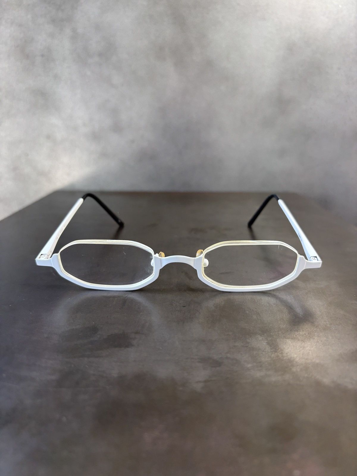 Other Alain Afflelou Eyeglasses Metal Half Rim Frames Drop e-forty Size ONE SIZE - 3 Thumbnail