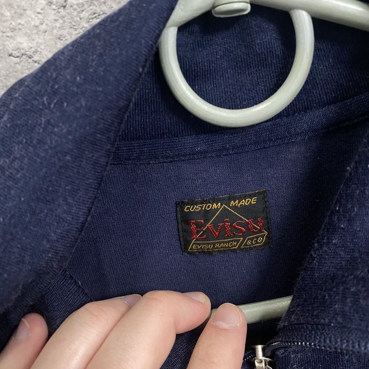 Evisu Vintage Evisu Full Zip Hoodie Big Logo Size US L / EU 52-54 / 3 - 12 Thumbnail