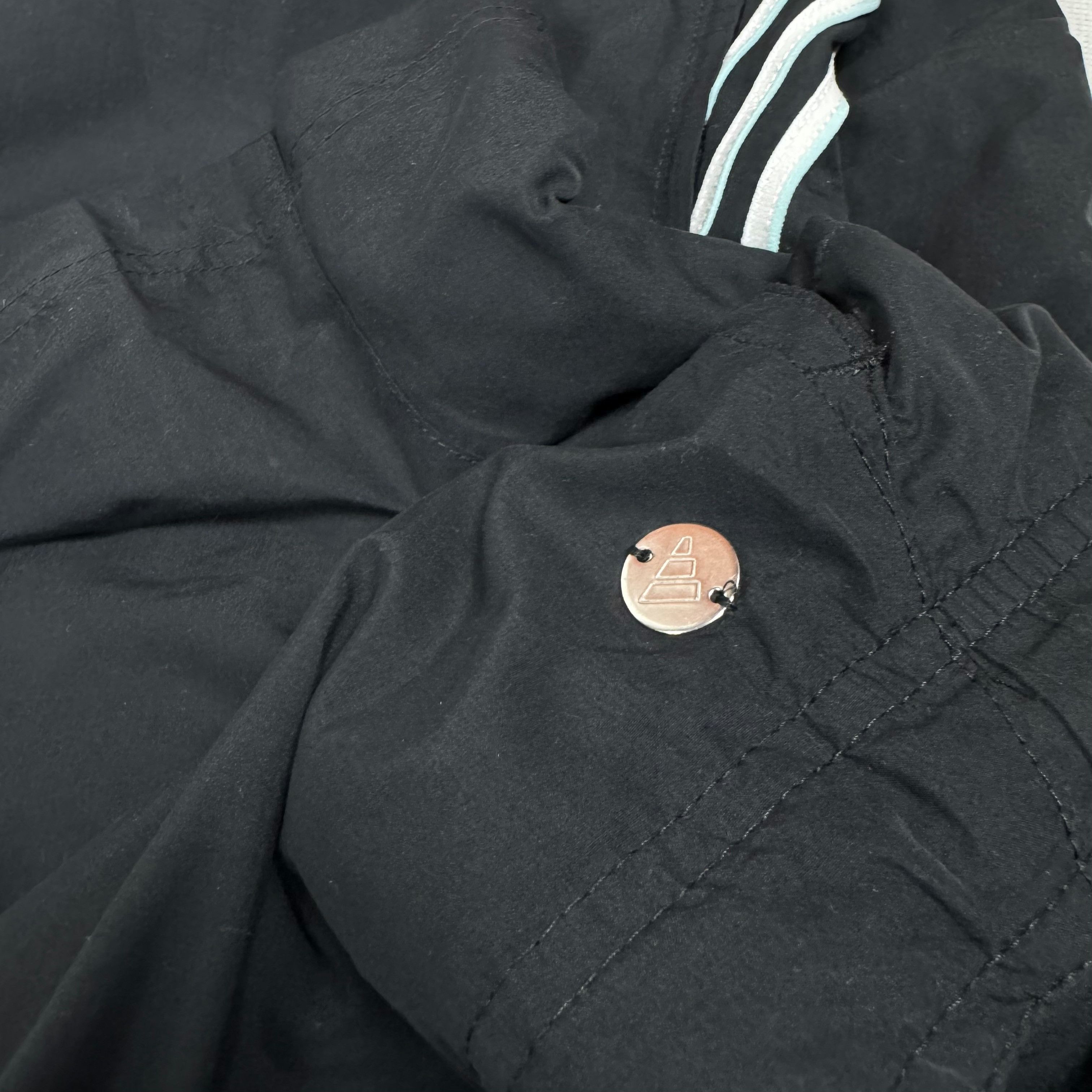 Adidas × Vintage Adidas Womens Aqua Black Mesh Lined Full Zip Tracksuit Small Size S / US 4 / IT 40 - 8 Thumbnail