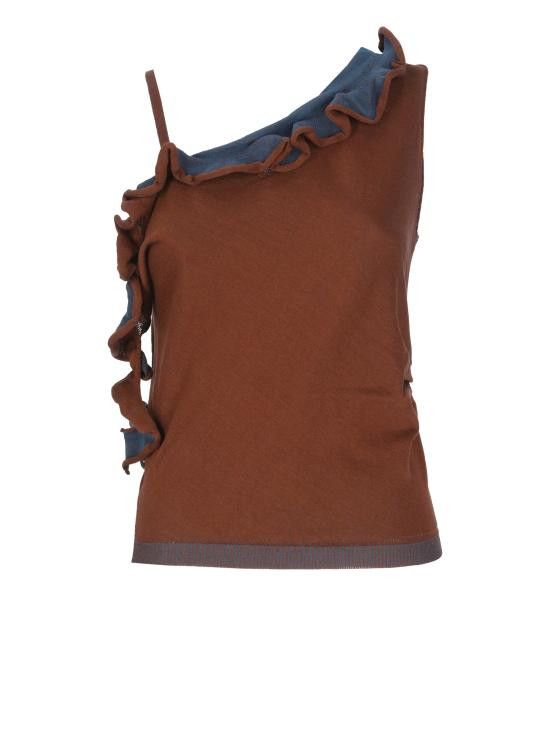 Dries Van Noten DRIES VAN NOTEN Women Tops 011239 1716703 Brown Size M / US 6-8 / IT 42-44 - 1 Thumbnail