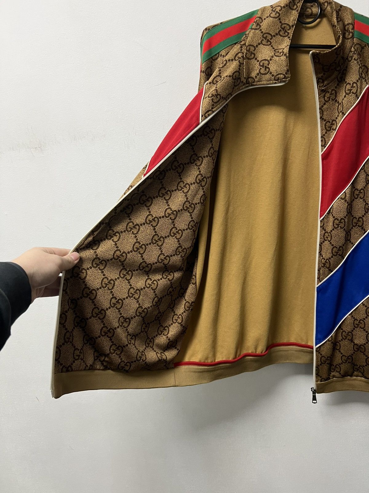 Gucci Gucci GG Monogram Cotton Full Zip Jacket Size US L / EU 52-54 / 3 - 7 Thumbnail