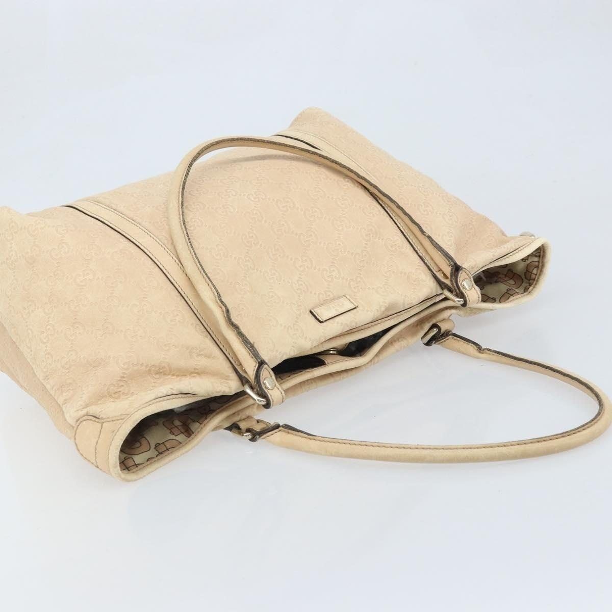Gucci Gucci GG Canvas Guccissima Tote Bag Beige Size ONE SIZE - 4 Thumbnail