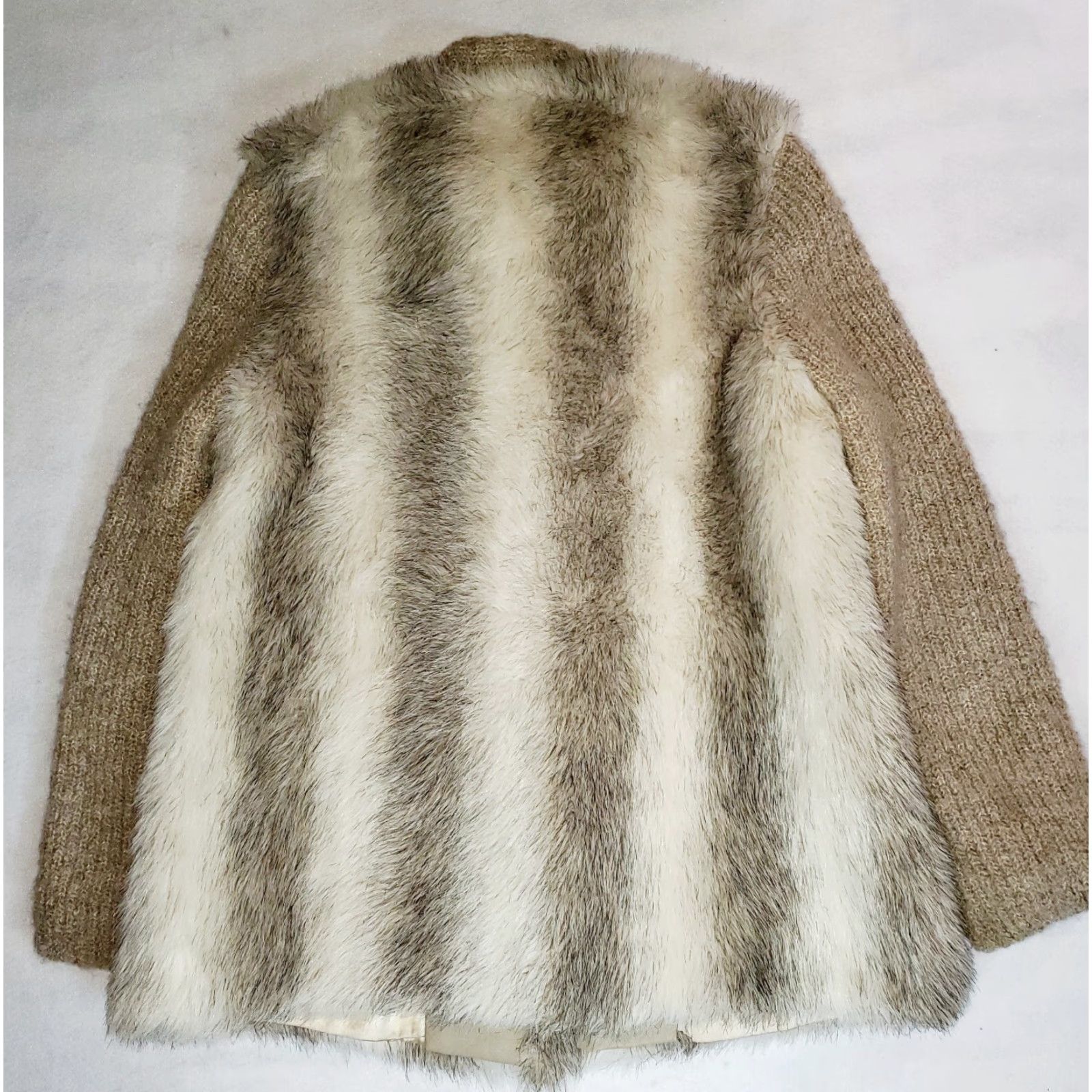Esprit VINTAGE D'ESPRIT Dubrowsky & Perlbinder Faux Fur Wool Coat/Jacket Womens Size 12 Size XL / US 12-14 / IT 48-50 - 2 Thumbnail