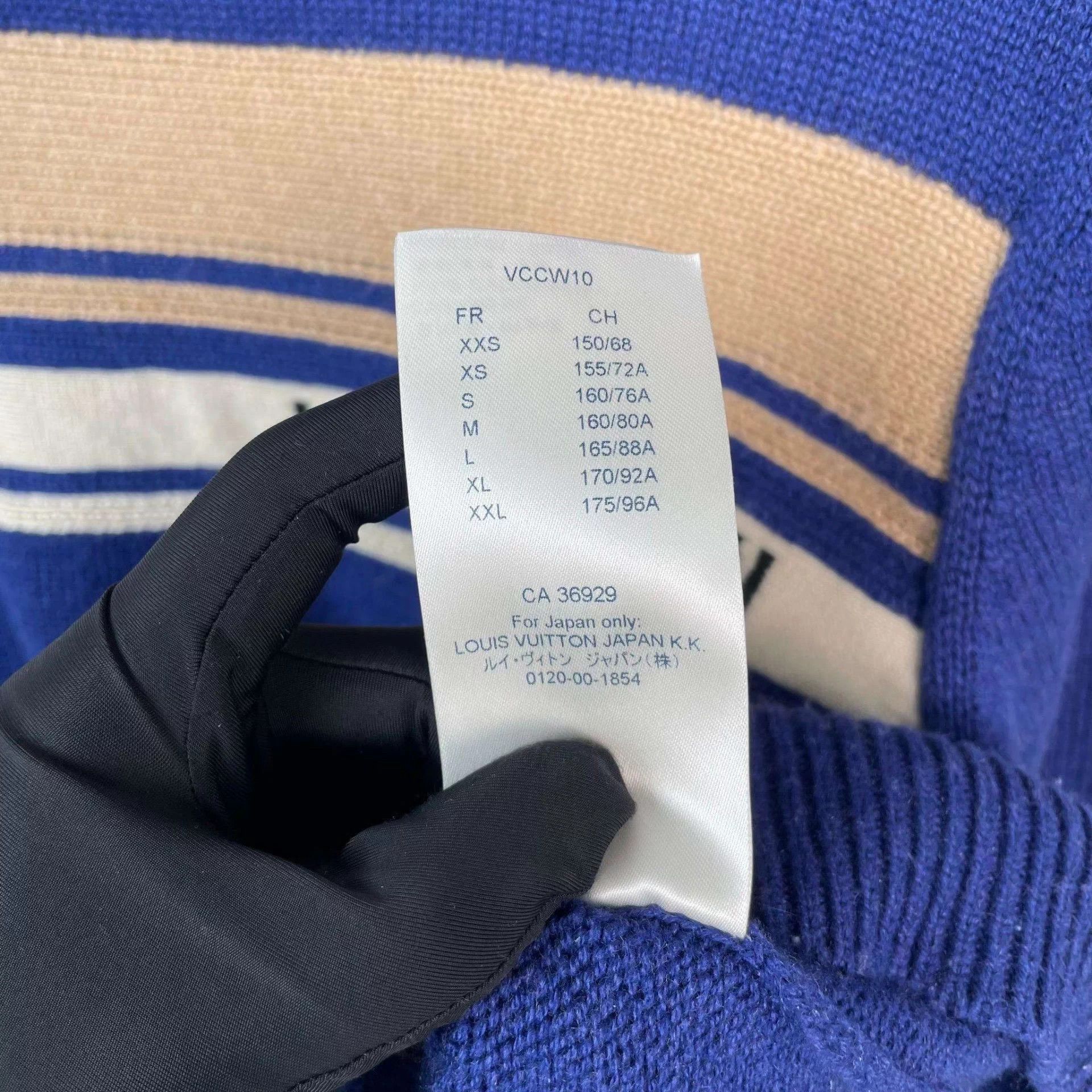 Louis Vuitton LV blue knit sweater M size Size US M / EU 48-50 / 2 - 6 Thumbnail
