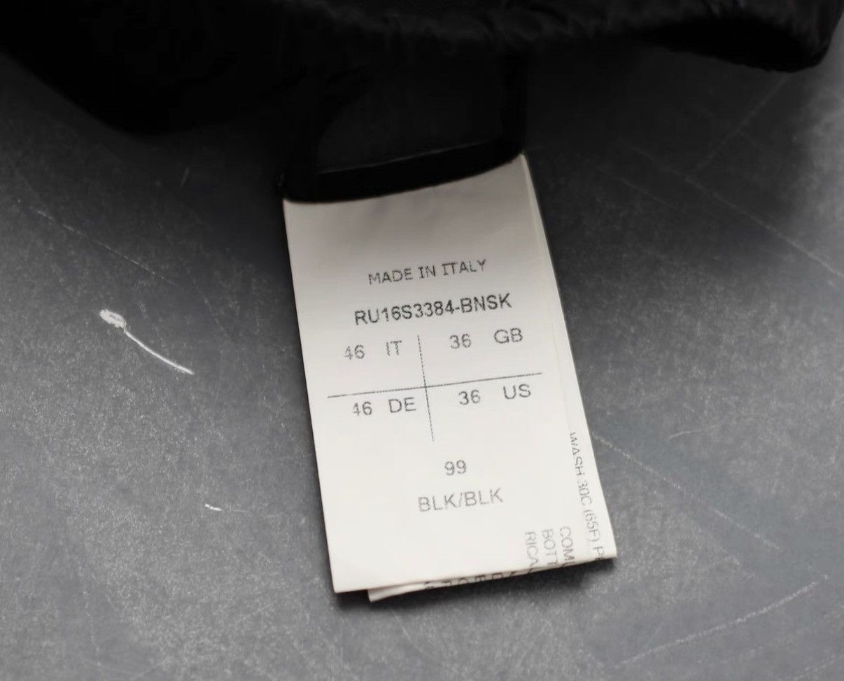 Rick Owens RO Mainline Black Embroidered Pleated Drop-Crotch Pants Size US 36 / EU 52 - 5 Thumbnail