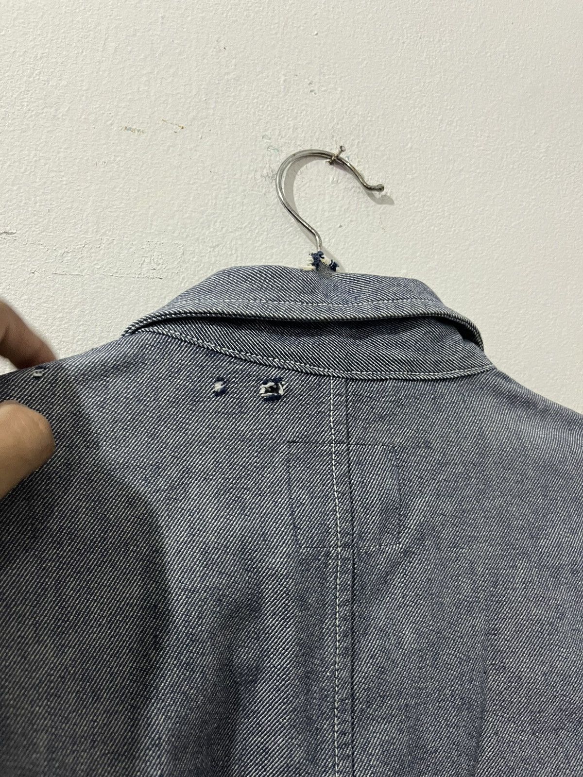 Japanese Brand 💥2000s Y2K Uniqlo Ripped Distressed Trashed Chore Jackets Size US L / EU 52-54 / 3 - 11 Thumbnail