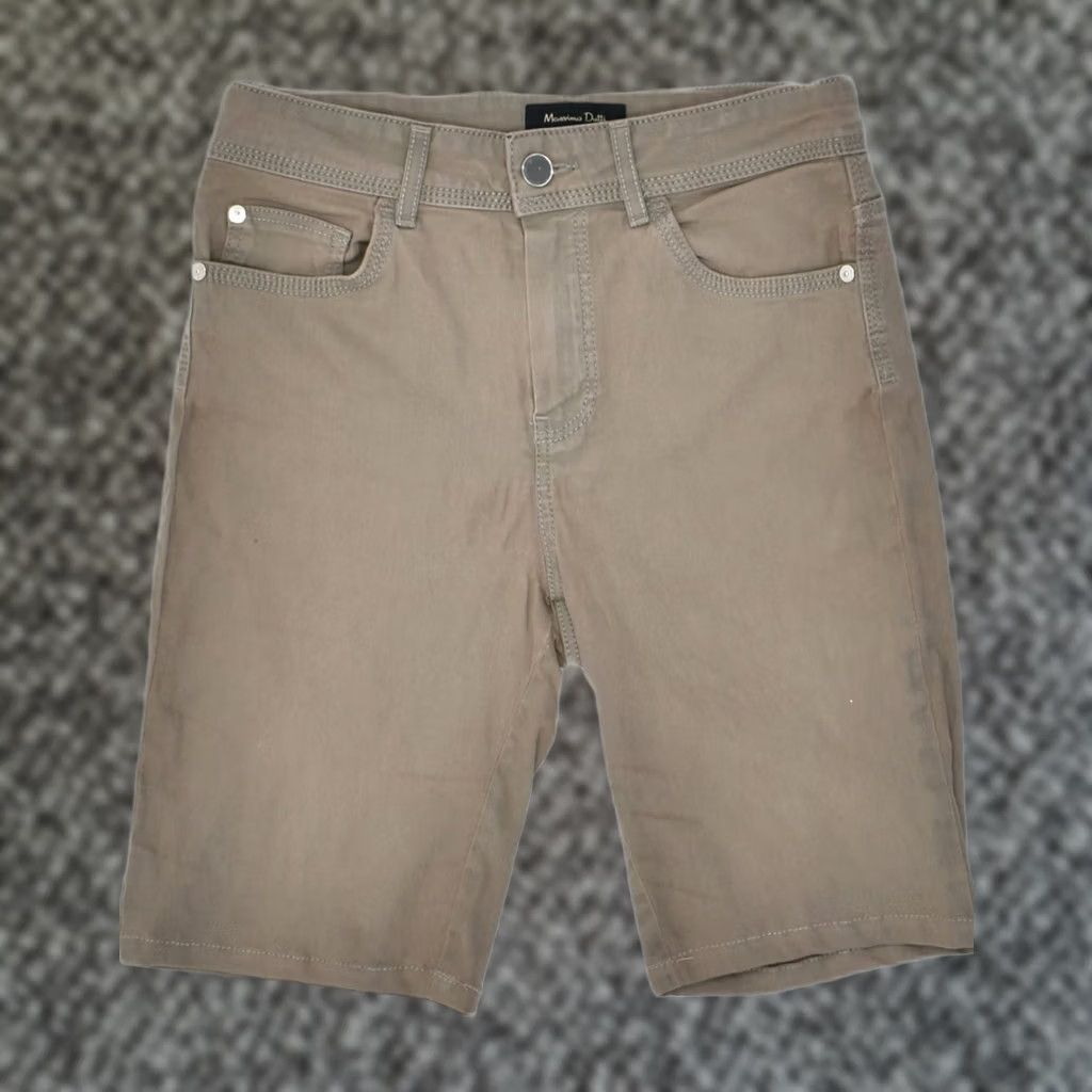 Massimo Dutti MASSIMO DUTTI Khaki Cotton W26 EU 36 Small Womens Casual Shorts S ZZJJ05 Size 28" / US 6 / IT 42 - 1 Thumbnail