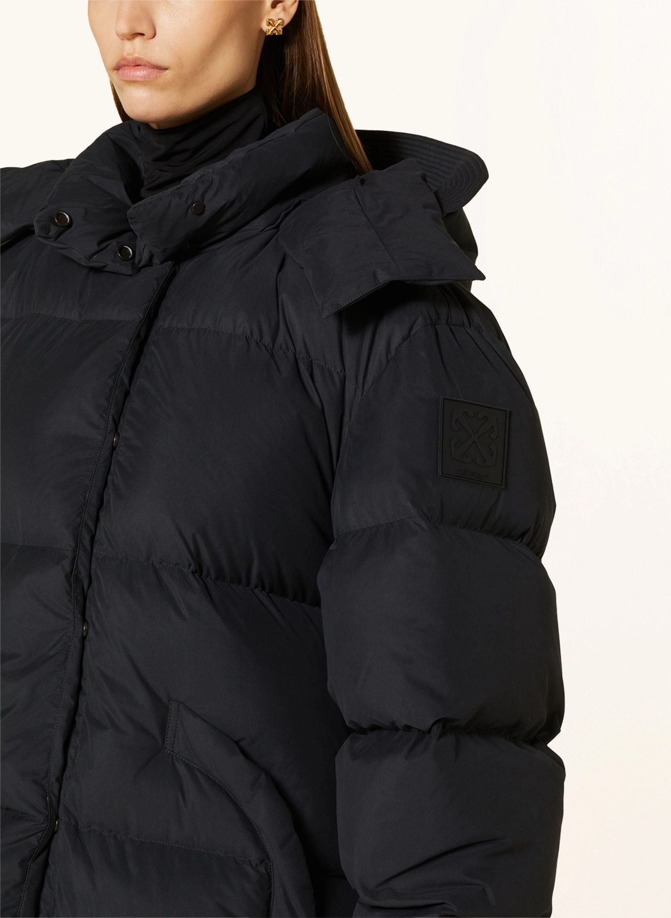Off-White o1y1125 Shell Jacket in Black Size M / US 6-8 / IT 42-44 - 5 Thumbnail