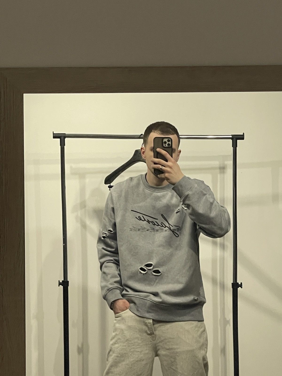 Lacoste Lacoste grey sweatshirt jumper sweater XXL Size US XL / EU 56 / 4 - 2 Thumbnail