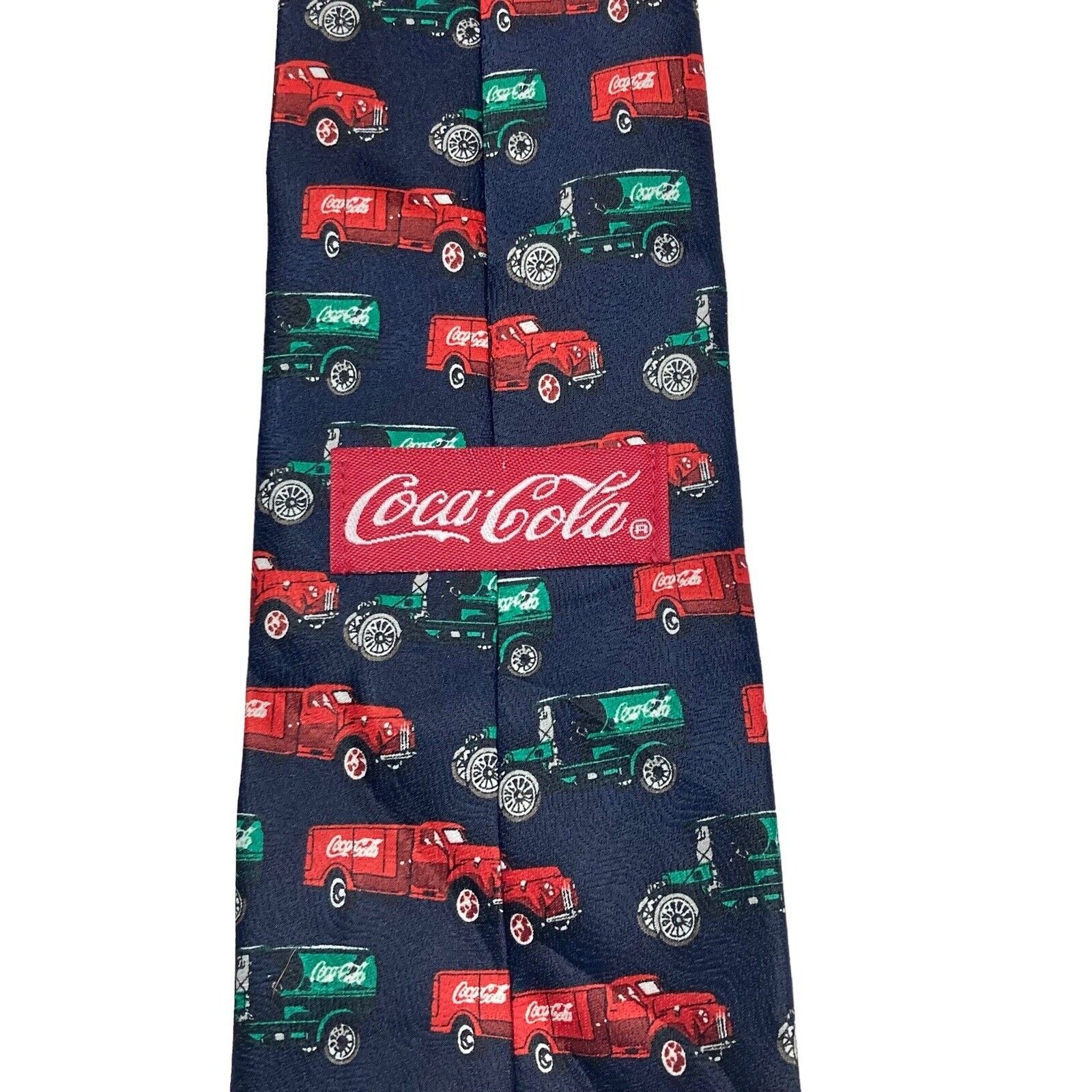 Other Rare Coca Cola Delivery Trucks Vintage Novelty Necktie Size ONE SIZE - 4 Thumbnail