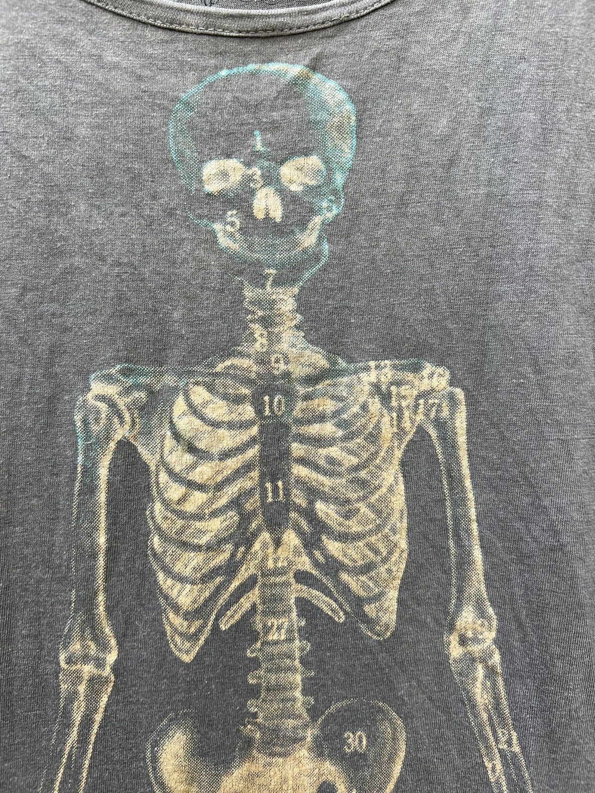 Vintage Vintage Coup D Etat Skeleton Xray Sun Faded Black t shirt Size US M / EU 48-50 / 2 - 8 Thumbnail