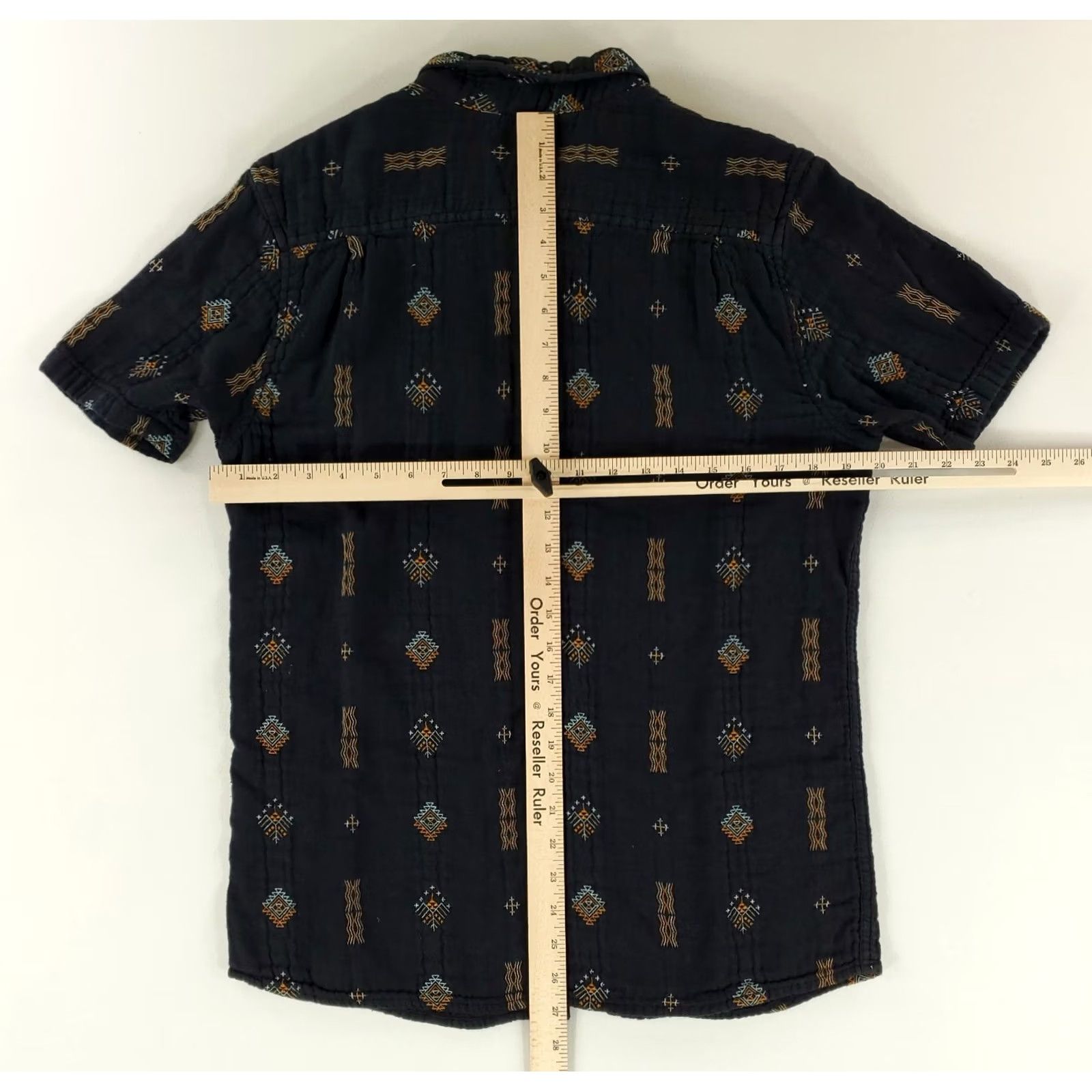 Roark Roark Shirt Manawa Tapu Short Sleeve Blue Mens S Size US S / EU 44-46 / 1 - 6 Thumbnail