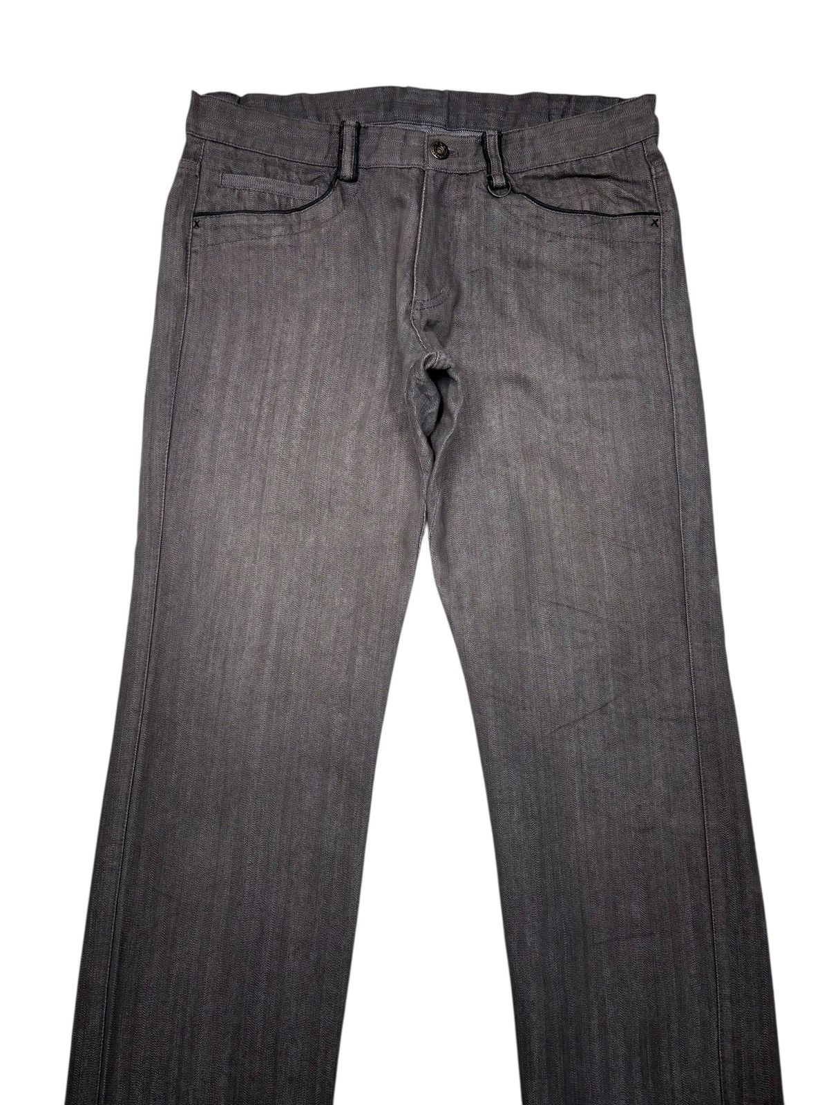 Tornado Mart DEUX CONCEPT LABO GREY STRAIGHT LEG DENIM JEANS Size US 31 - 5 Thumbnail