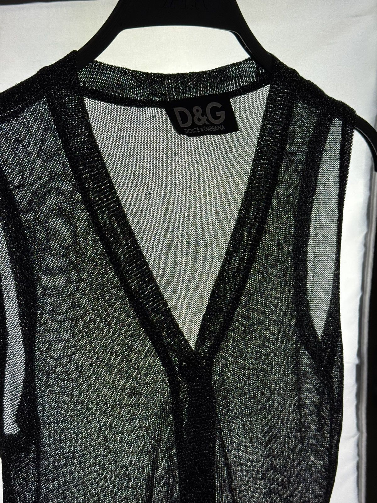 Dolce & Gabbana Dolce&Gabbana Shinny Sparkle Knit Mesh Women’s Vest Size M / US 6-8 / IT 42-44 - 13 Thumbnail