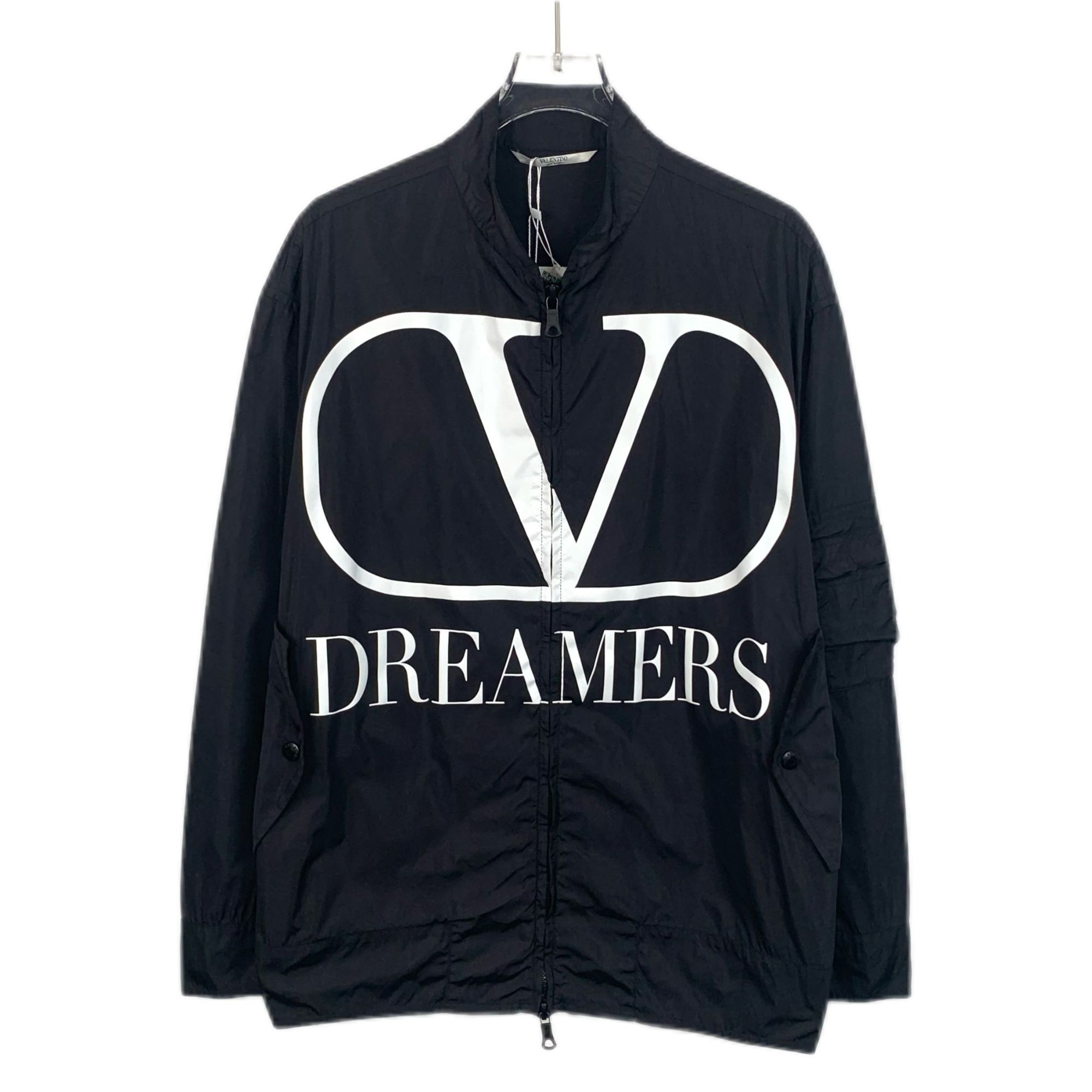 Valentino H11570 Valentino Dreamers Black Nylon Full-Zip Jacket Size US XS / EU 42 / 0 - 1 Thumbnail