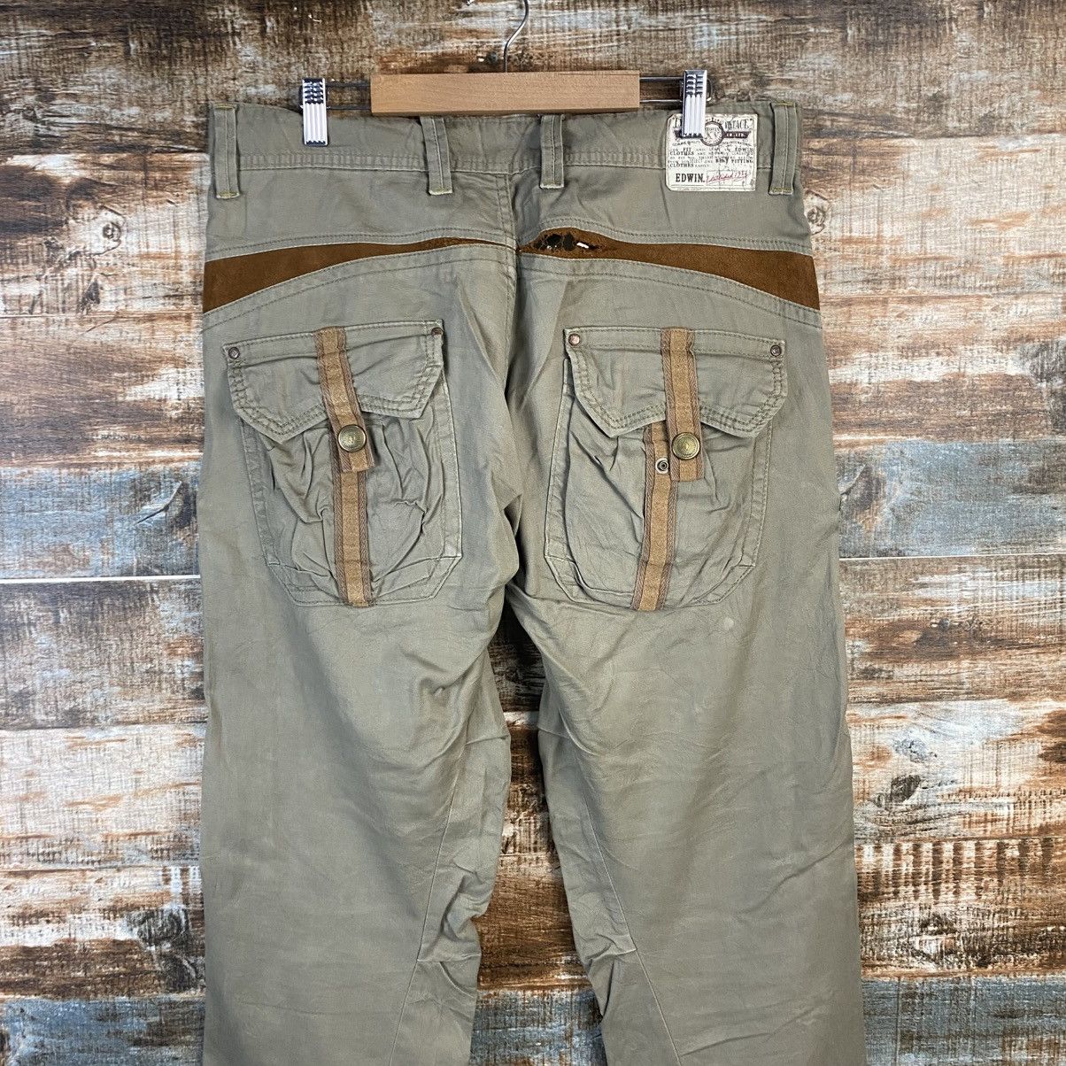 Japanese Brand DL Edwin Green Cargo Multipocket Pants #C971 Size US 32 / EU 48 - 17 Thumbnail