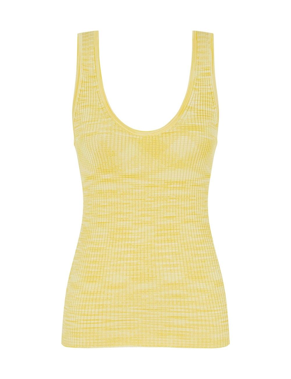 Zimmermann oc11z0226 Illuminate Mouline Tank Top In Lemon Size L / US 10 / IT 46 - 1 Thumbnail