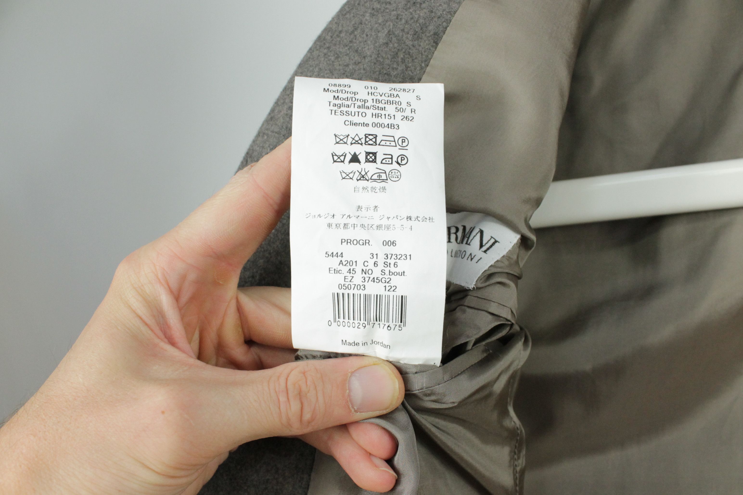 Armani Collezioni Armani Collezioni Gray Fleece Wool Sport Coat Blazer Jacket Size US M / EU 48-50 / 2 - 11 Thumbnail