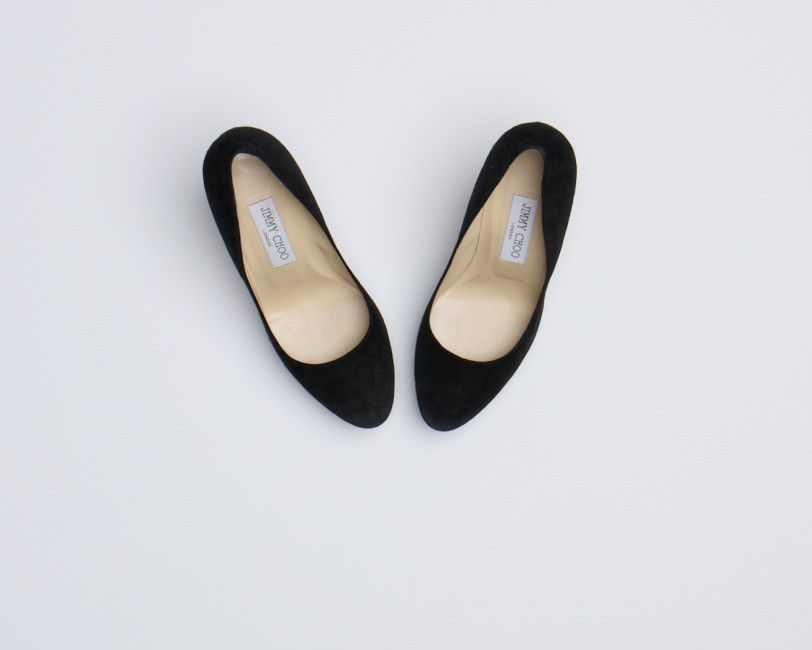 Jimmy Choo Jimmy Choo Sue Black Heel Size US 8 / IT 38 - 2 Thumbnail