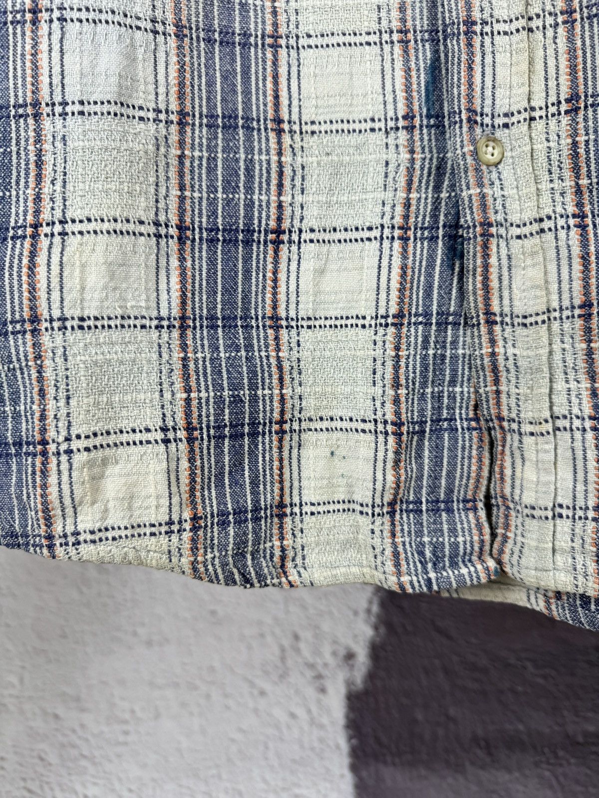 Japanese Brand OshKosh bgosh vintage Japan Workwear checkered flannel shirt Size US M / EU 48-50 / 2 - 8 Thumbnail