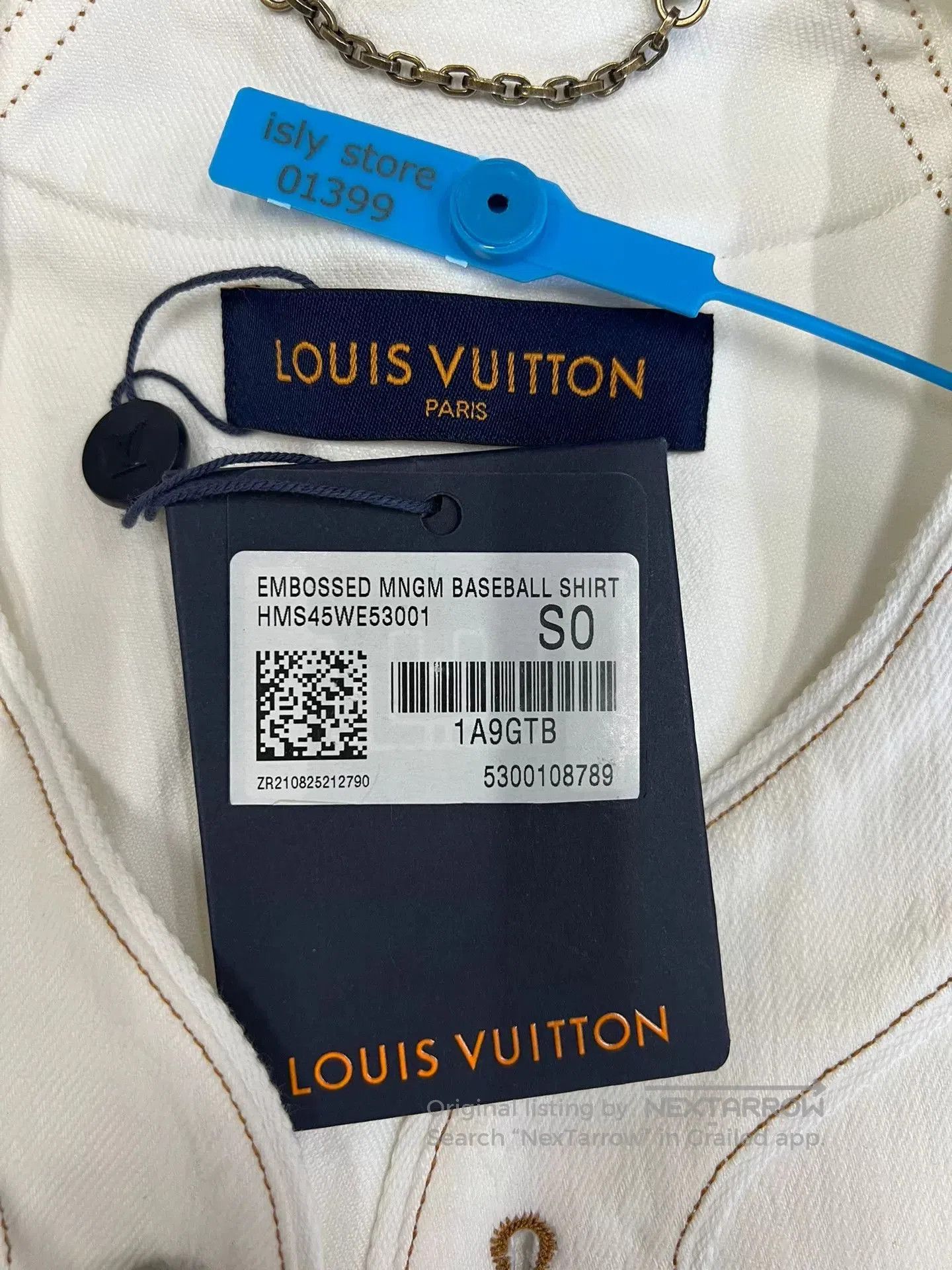 Louis Vuitton louis vuitton white short sleeve shirt. Size US S / EU 44-46 / 1 - 4 Thumbnail