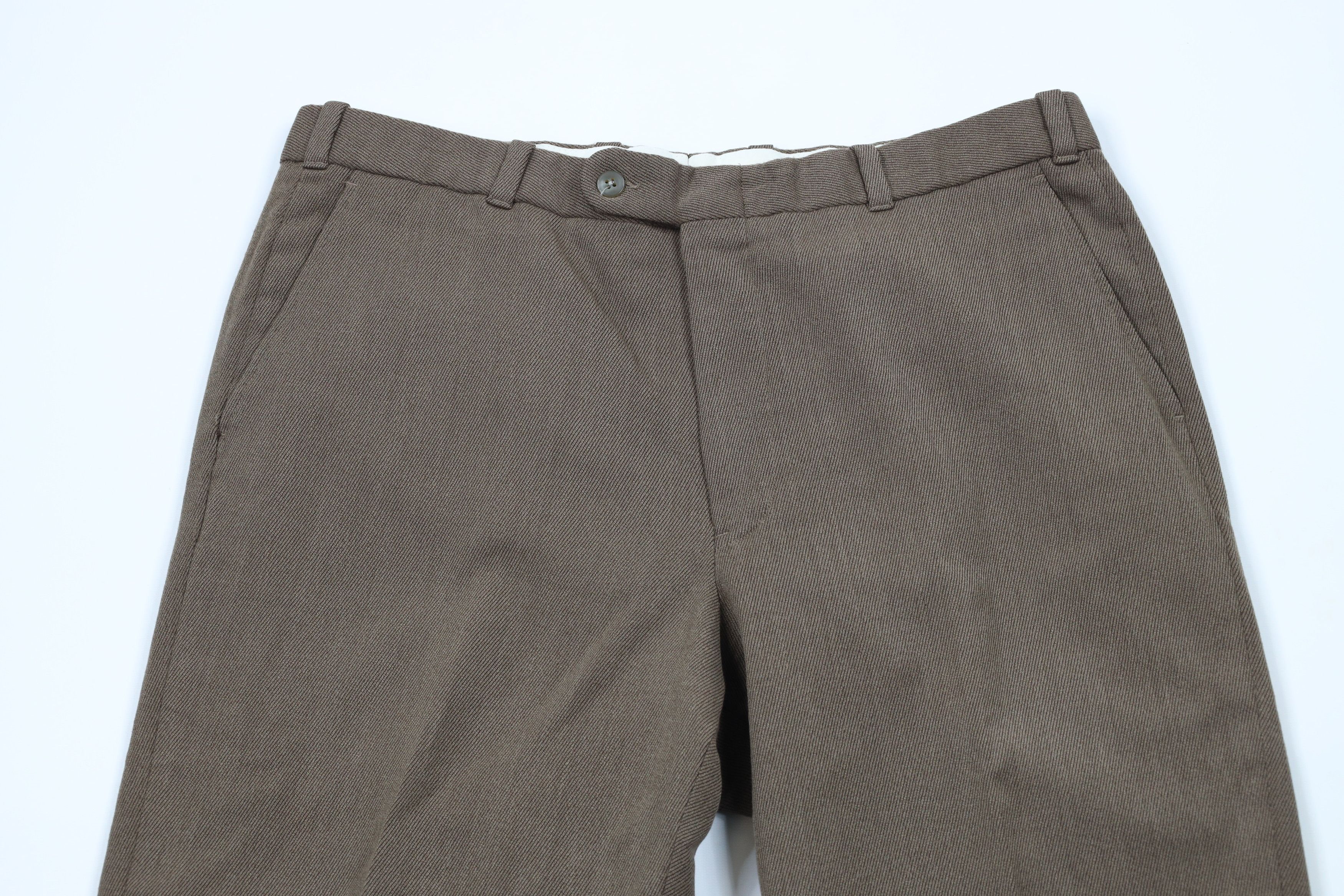 Vintage Vintage 90s Streetwear Whipcord Wide Leg Chino Pants Brown Size US 36 / EU 52 - 2 Thumbnail