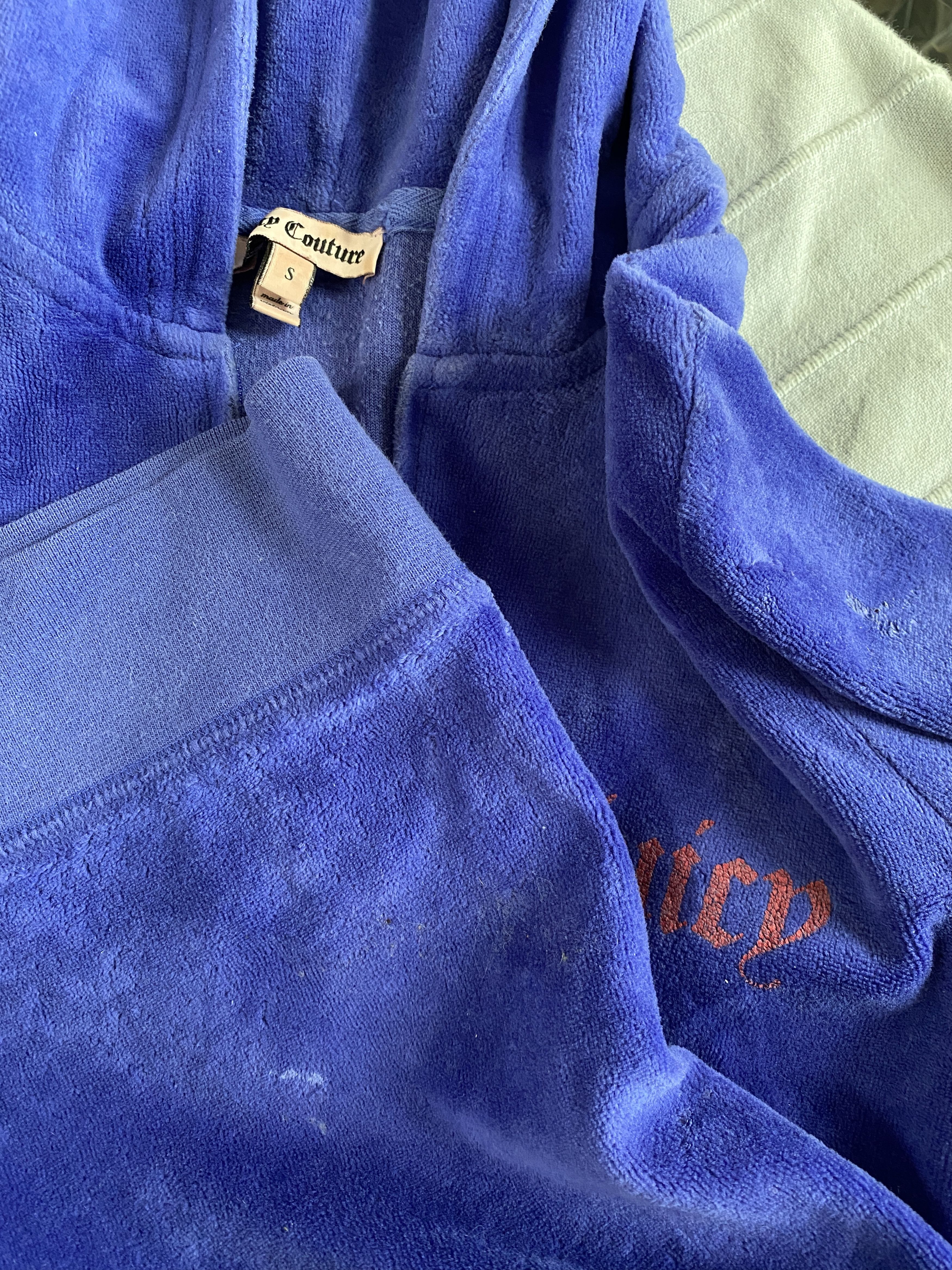 Juicy Couture Juicy Couture small logo zip-up hoodie y2k velvet 00s Size S / US 4 / IT 40 - 6 Thumbnail