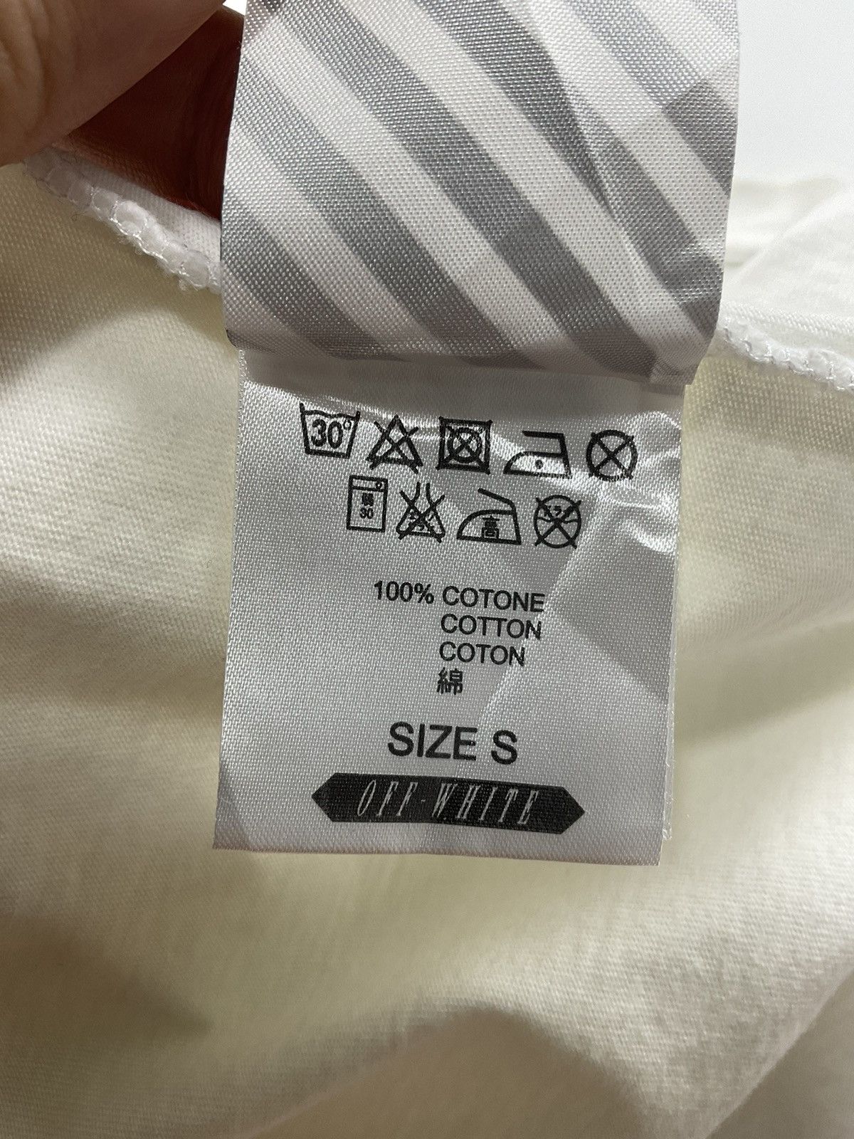 Off-White Off White Flower Embroidery Tee Size US S / EU 44-46 / 1 - 11 Thumbnail