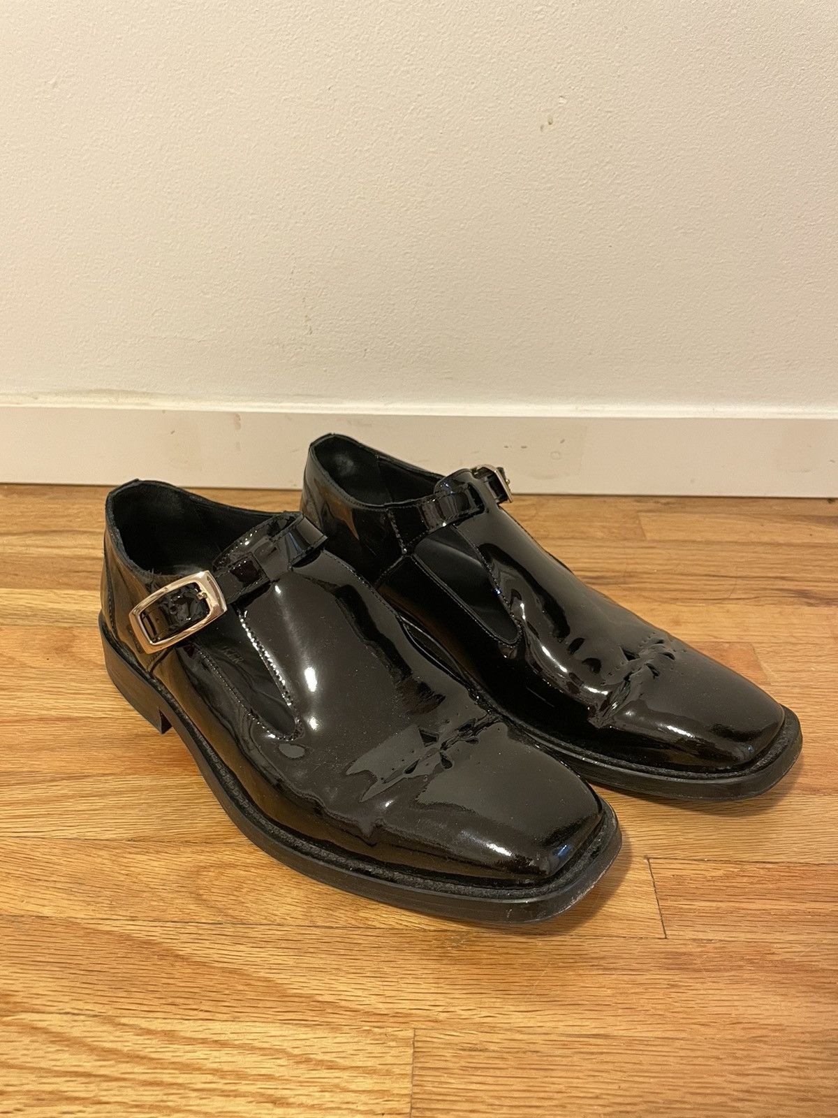 Ernest W. Baker Patent Leather T-bar Loafers | Grailed