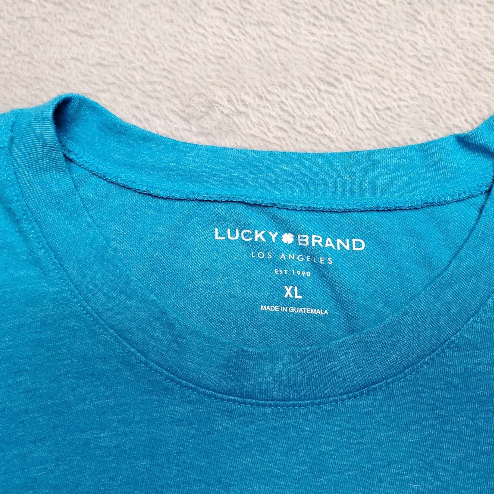 Lucky Brand Lucky Brand Shirt Womens XL Blue Crewneck Logo Graphic Short Sleeve TEE Size XL / US 12-14 / IT 48-50 - 4 Thumbnail