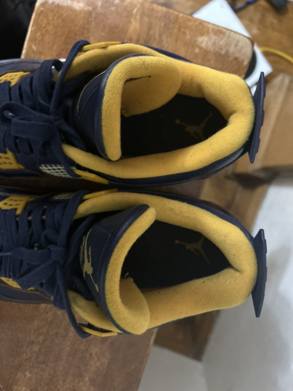 Jordan Brand Air Jordan Retro IV (4) Midnight Navy “Dunk From Above” Size US 13 / EU 46 - 6 Thumbnail