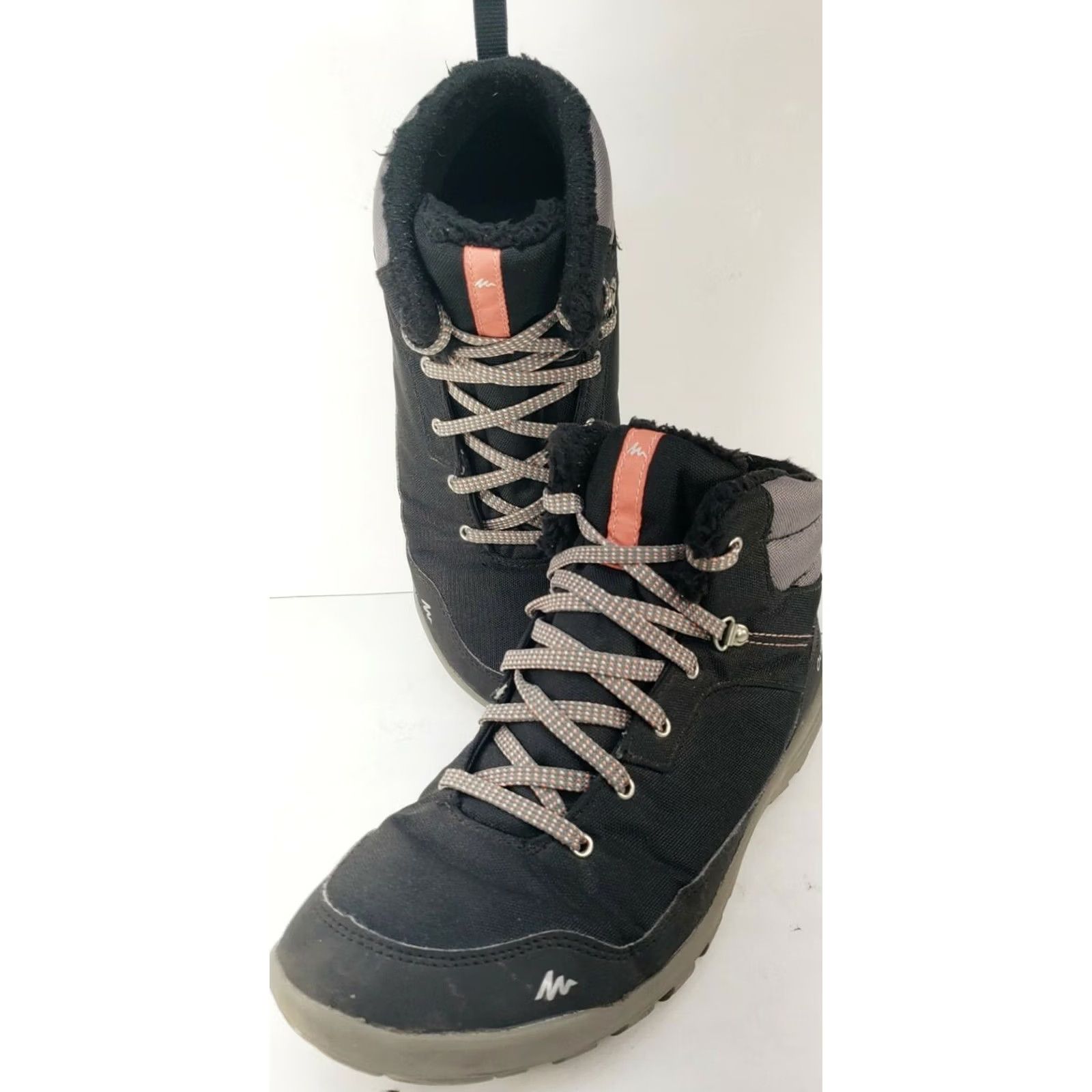 Vintage Quechua Decathlon Women's Size 9.5 Black Mid Top Walking Hiking Shoes Size L / US 10 / IT 46 - 4 Thumbnail