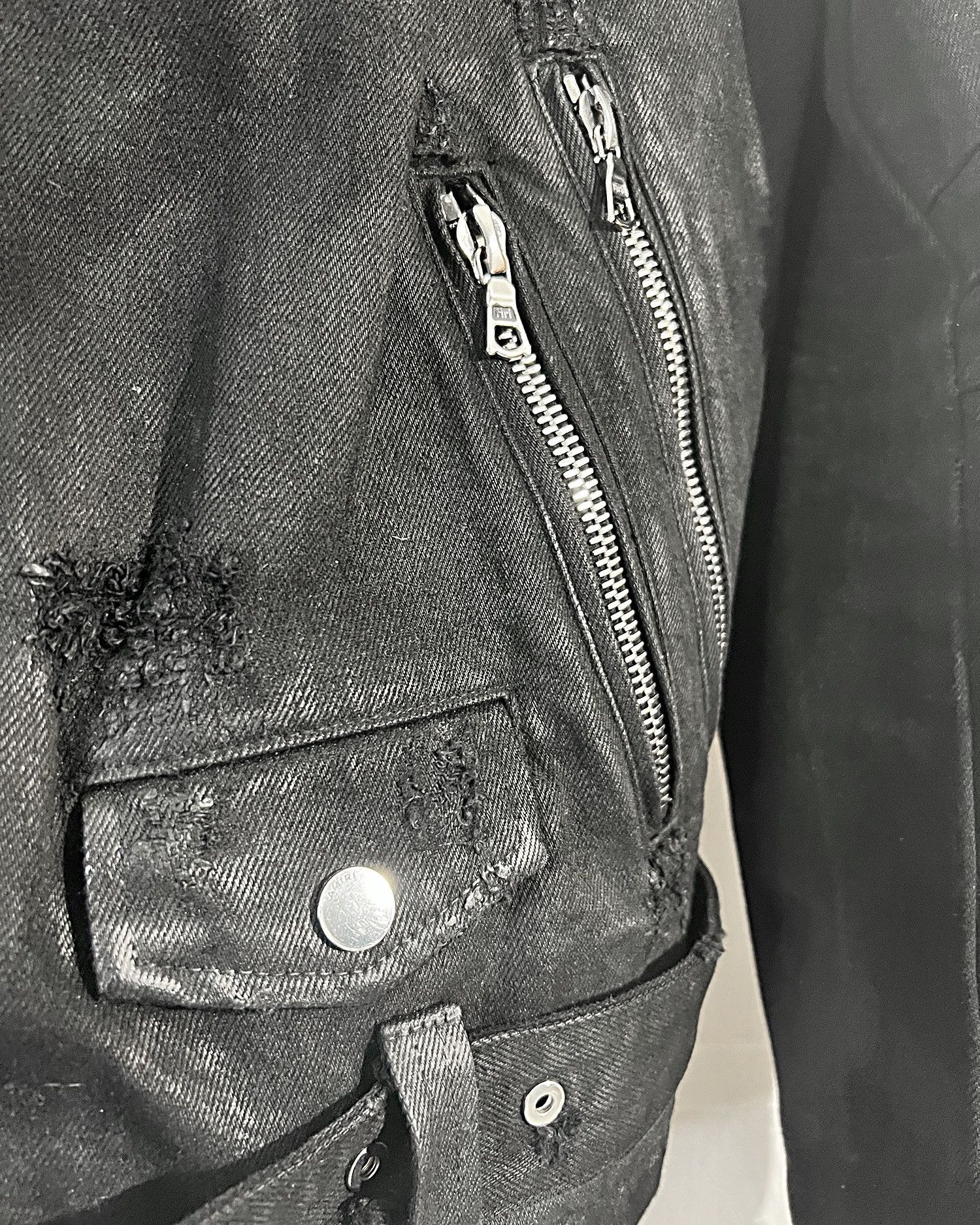 Amiri Great Distressed Biker Jacket Size US M / EU 48-50 / 2 - 10 Thumbnail