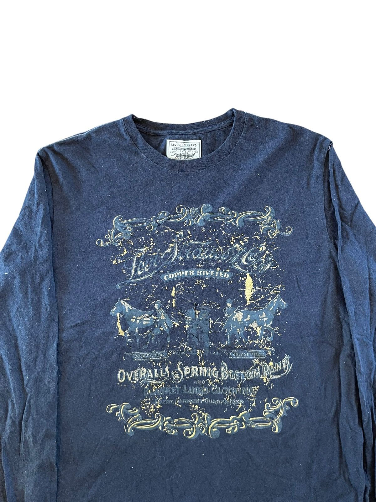 Levi's Levis Copper Riveted Long Sleeve Size US S / EU 44-46 / 1 - 3 Thumbnail
