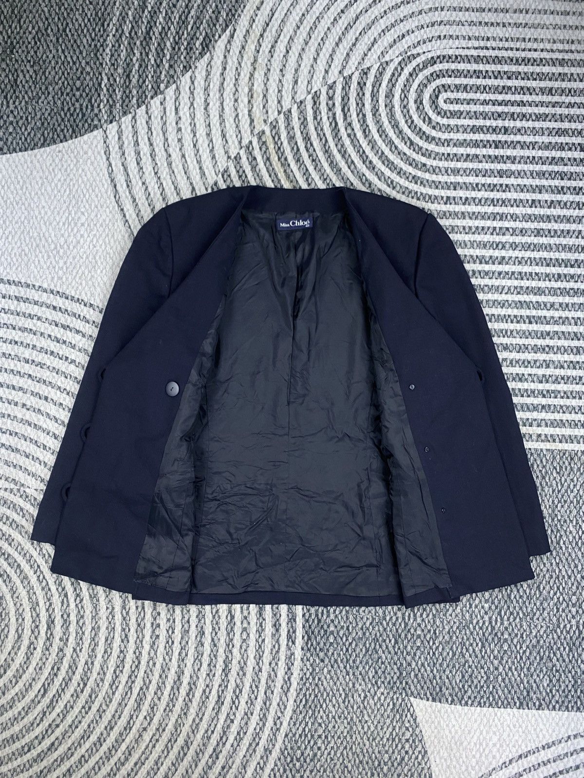 Chloe Vitg Miss Chloe’ Navy Color Double Breasted Jacket Size M / US 6-8 / IT 42-44 - 5 Thumbnail