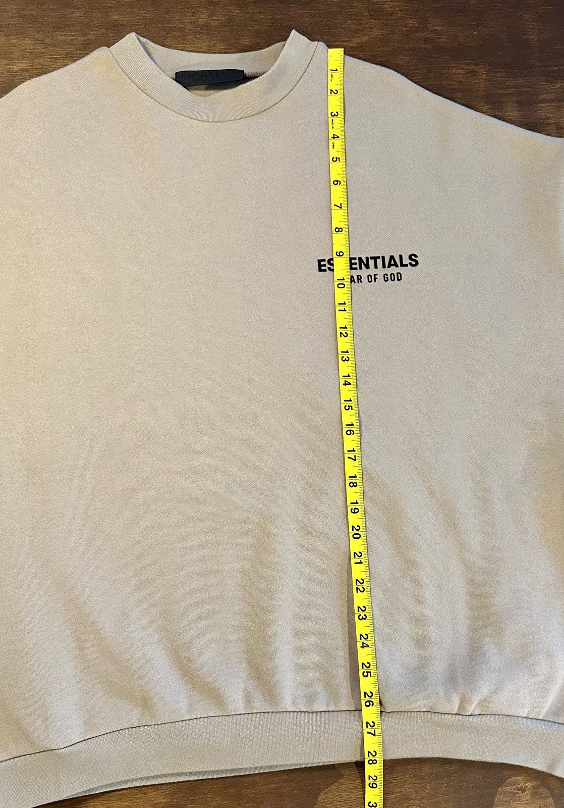 Fear of God Fear of God Essentials Desert Sand Crewneck (FW24)-XL -BNWT Size US XL / EU 56 / 4 - 9 Thumbnail