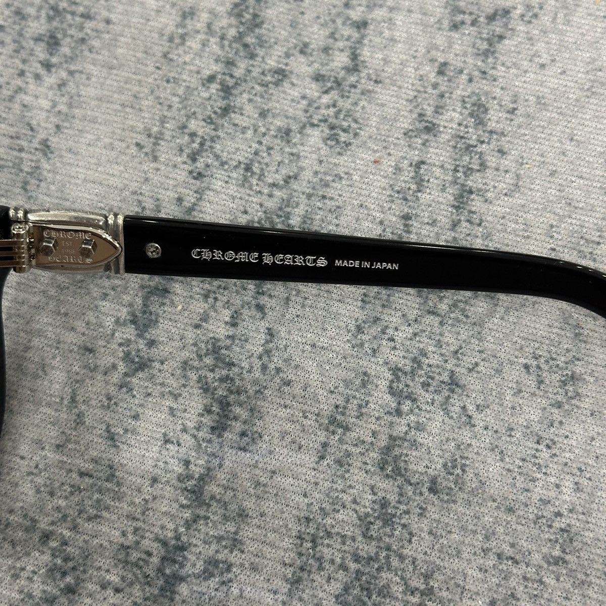 Chrome Hearts CHROME HEARTS WELL HELL YEAH BLACK EYEGLASSES Size ONE SIZE - 7 Thumbnail