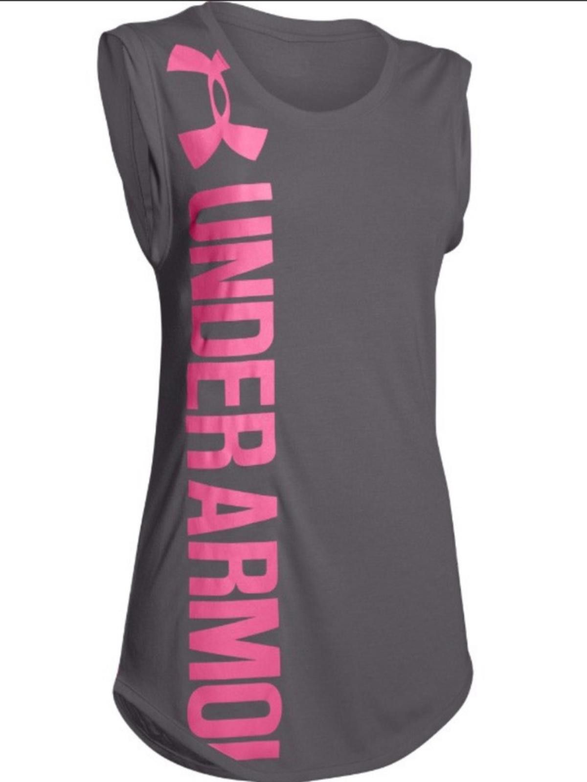 Under Armour Under Armour / Vertical Logo Tunic Tank / Gray Pink Size M / US 6-8 / IT 42-44 - 1 Thumbnail