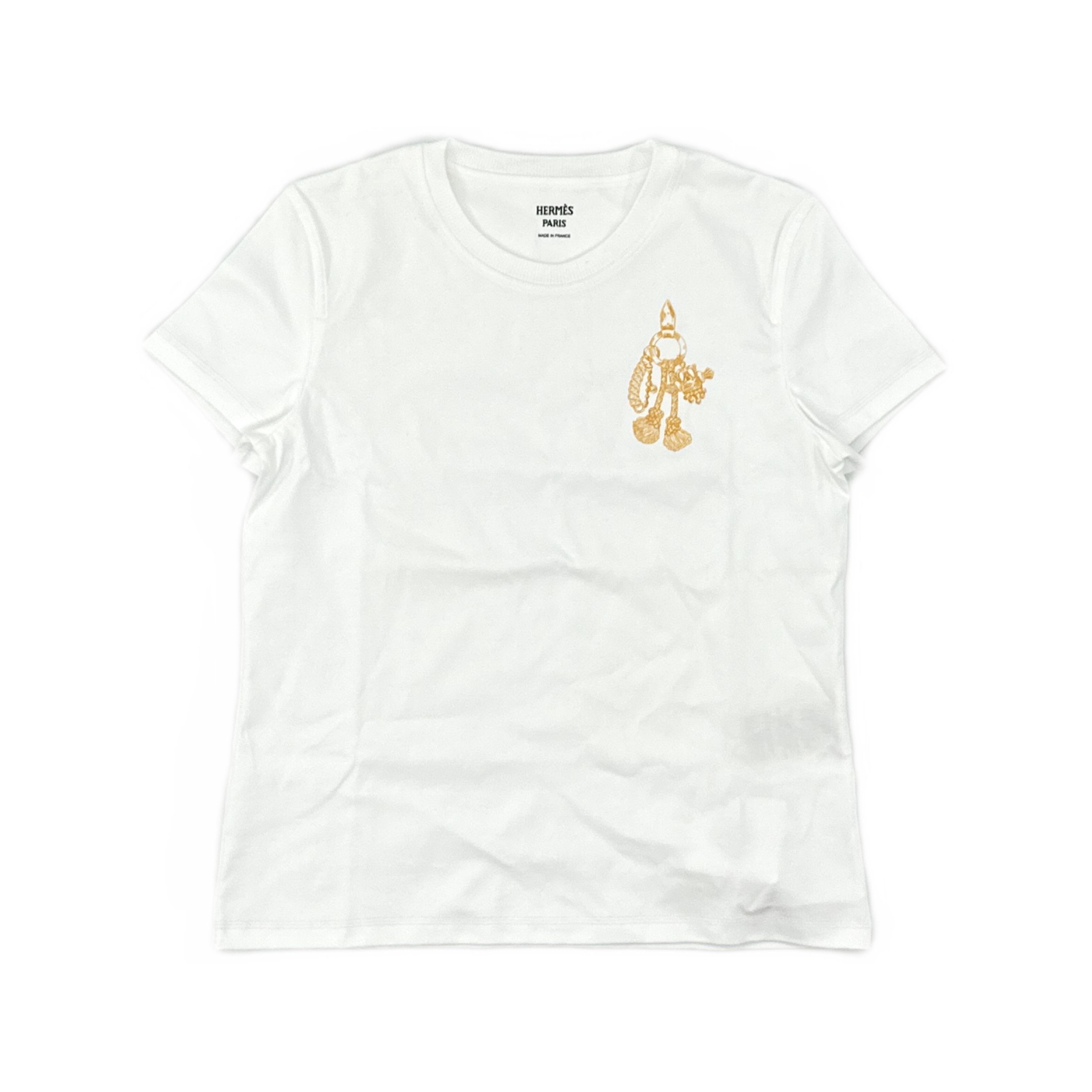 Hermes Hermès Cartouche Print T-Shirt Size 36 Size XS / US 0-2 / IT 36-38 - 1 Thumbnail