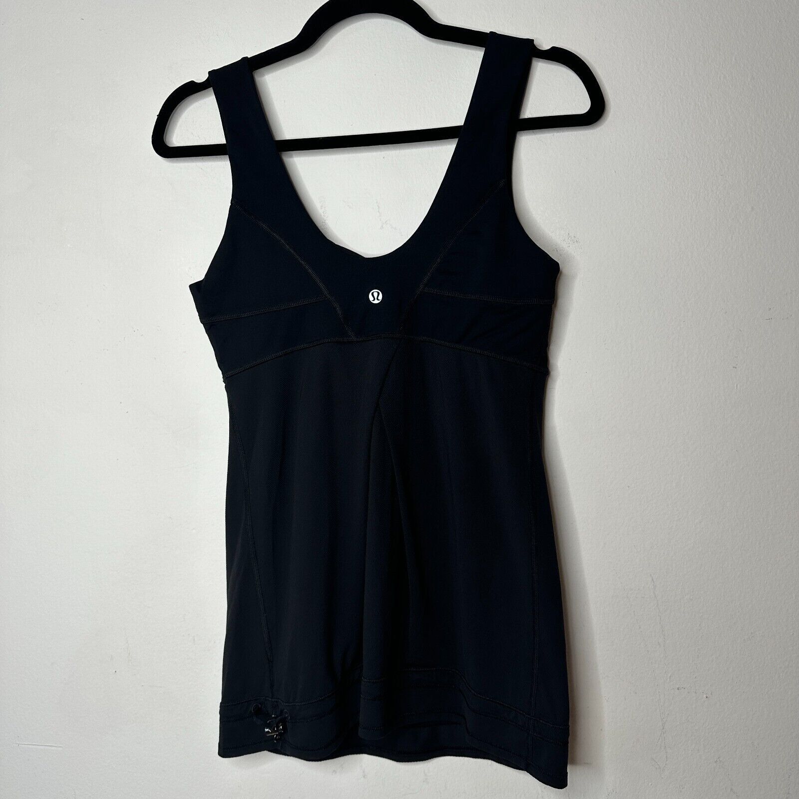 Lululemon Lululemon Black Run Tame Me Tank Top Cinch Bottom Fitted 6 Size M / US 6-8 / IT 42-44 - 5 Thumbnail