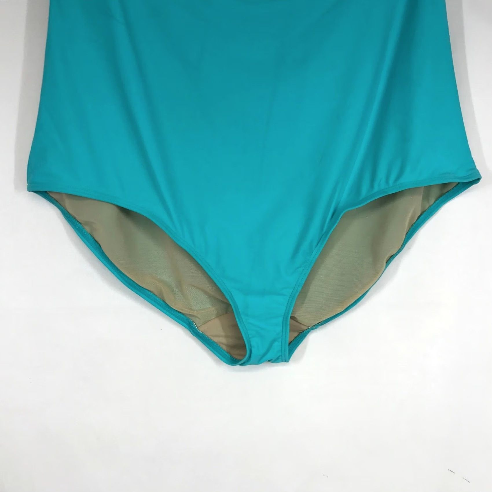 Vintage VINTAGE Cacique Swim High-Waisted Bikini Bottoms 26W Plus Turquoise Teal Full Coverage Womens Size 26" / US 2 / IT 38 - 3 Thumbnail