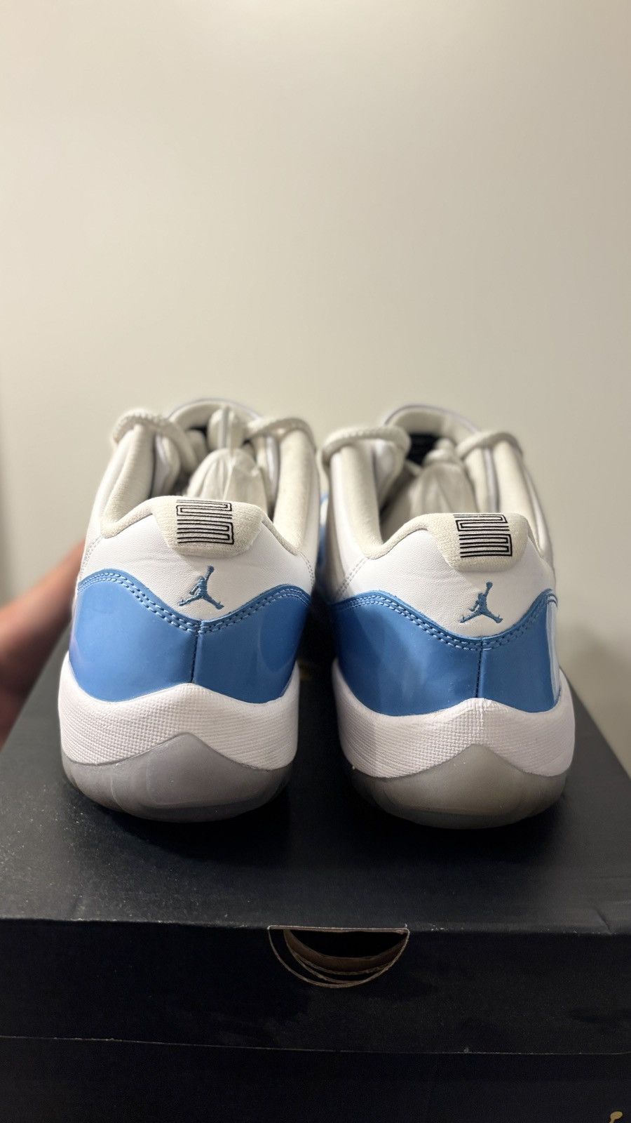 Jordan Brand AIR JORDAN 11 LOW UNC BLUE SZ 9.5 Size US 9.5 / EU 42-43 - 3 Thumbnail