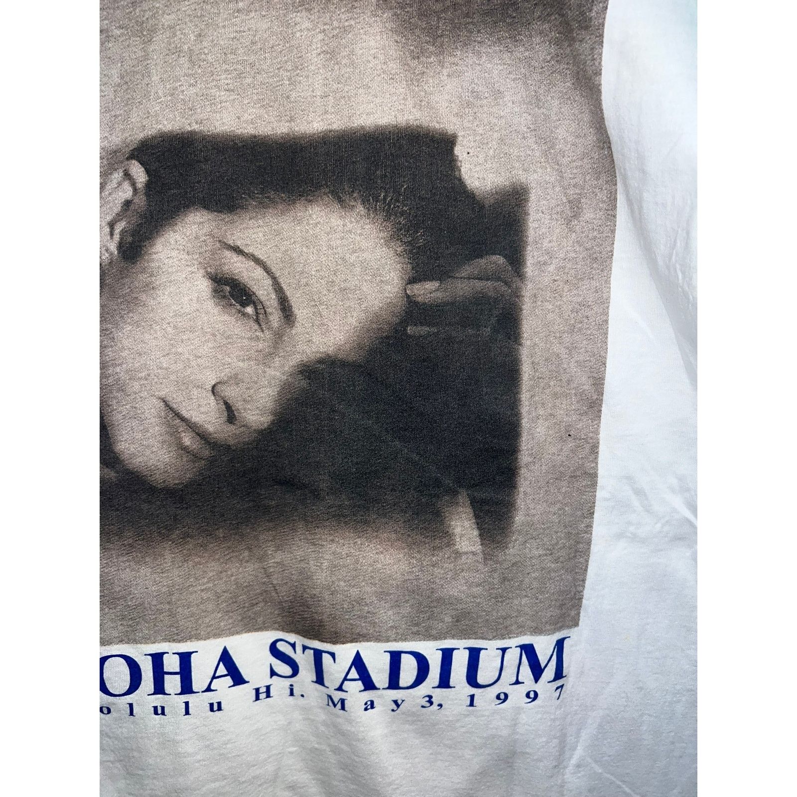Fruit Of The Loom Vintage Gloria Estefan Shirt Aloha Stadium Hawaii Tee 90s XL Size US XL / EU 56 / 4 - 10 Thumbnail