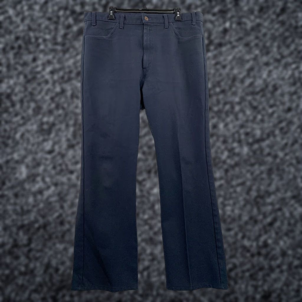 Levi's VTG Levi's 517 Jeans Boots Cut Straight Blue Dark Wash Mens 39x31 USA Size US 39 - 1 Thumbnail